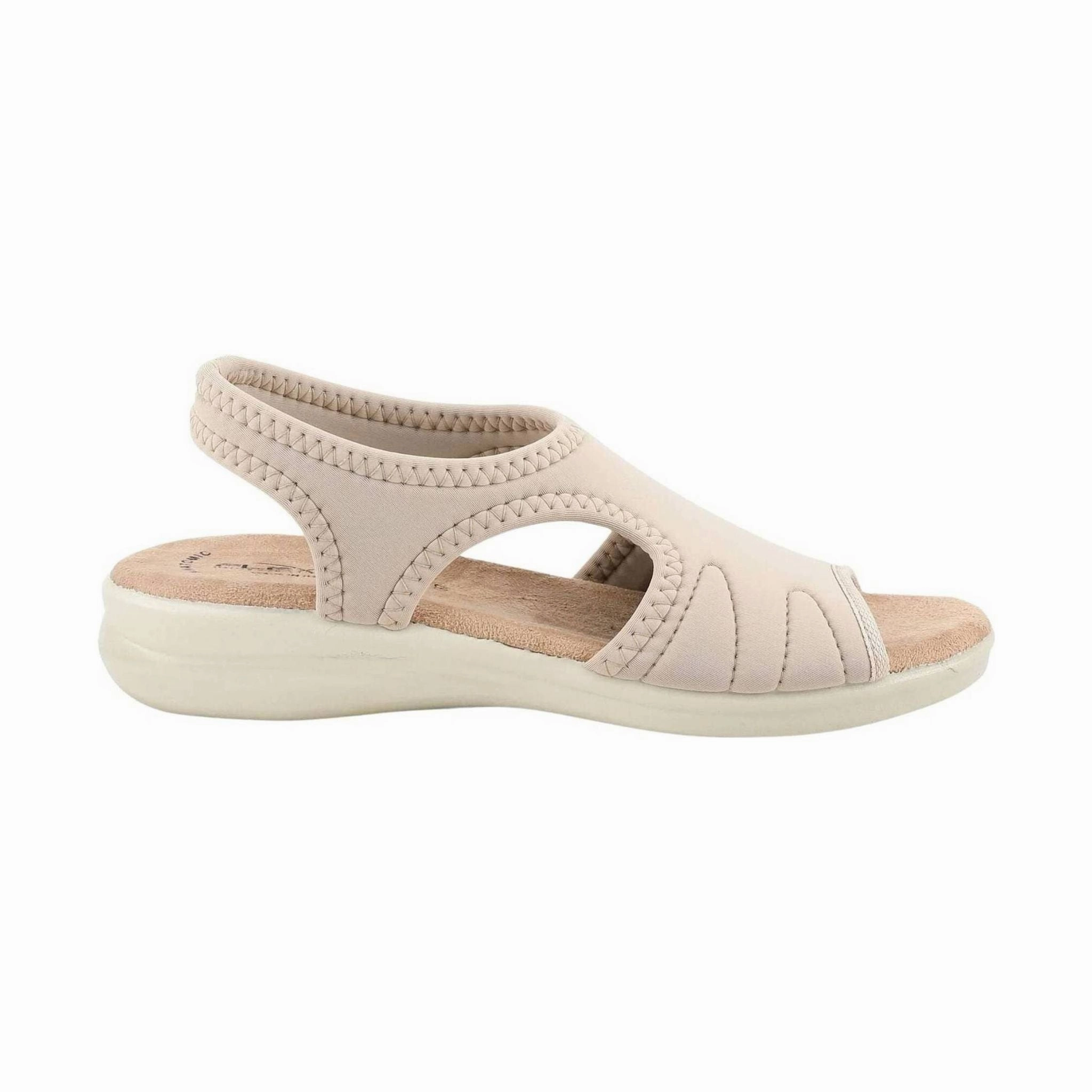 Flexus Women's Nyaman Sandal - Beige Daily Mobility