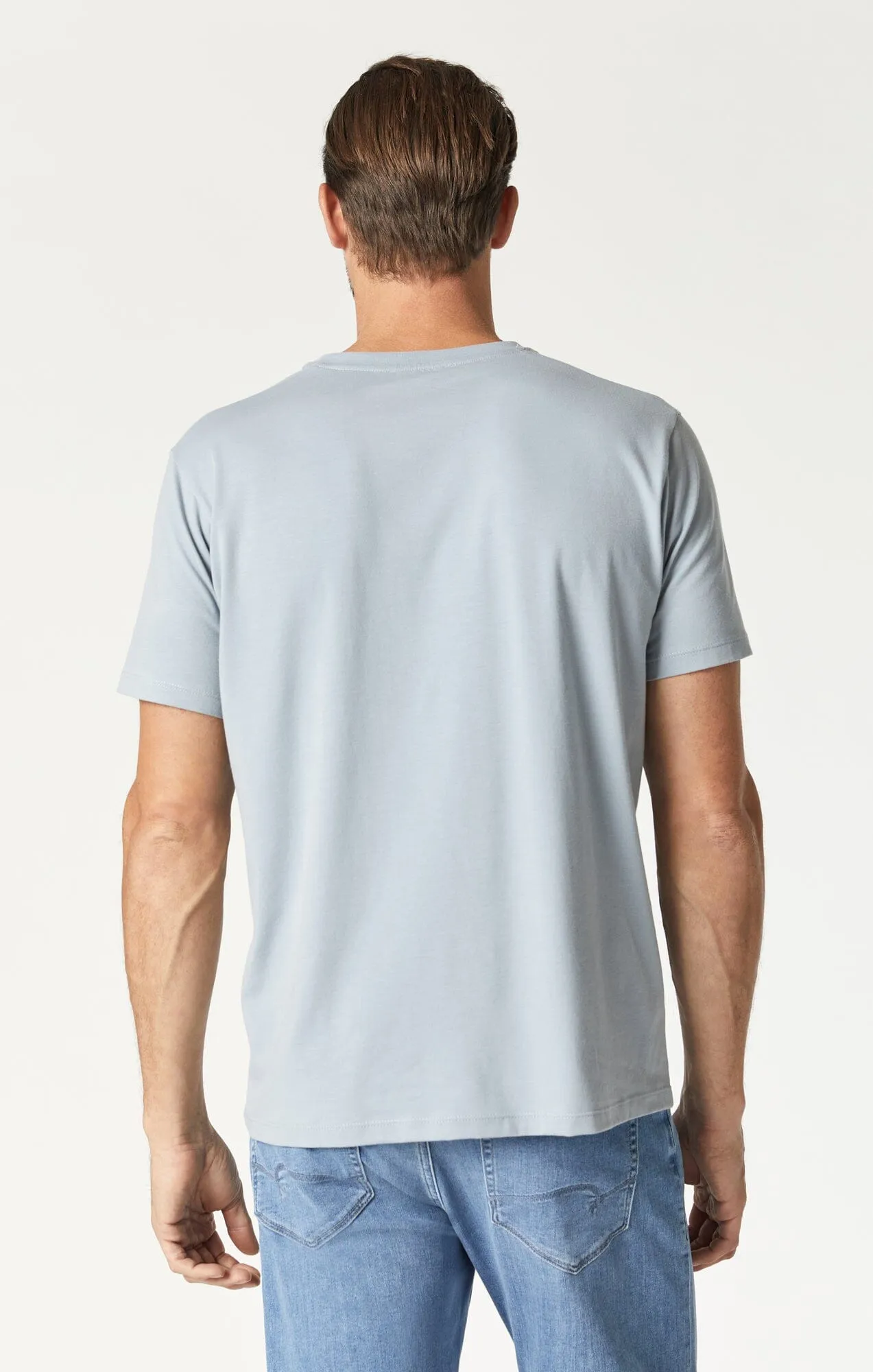 T-SHIRT IN ALUMINUM NATURAL DYE Light Comfort Style