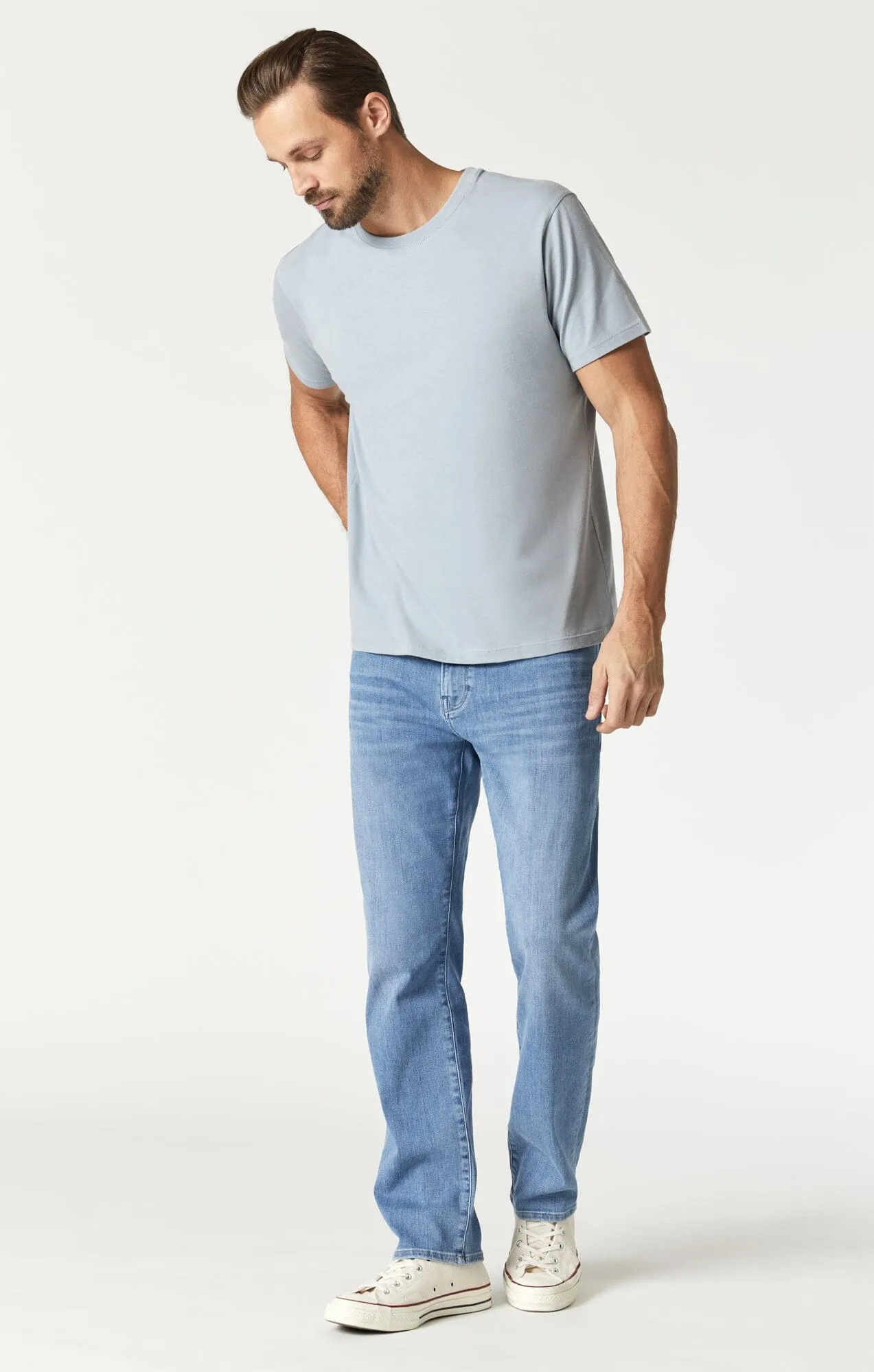 T-SHIRT IN ALUMINUM NATURAL DYE Quality Layer