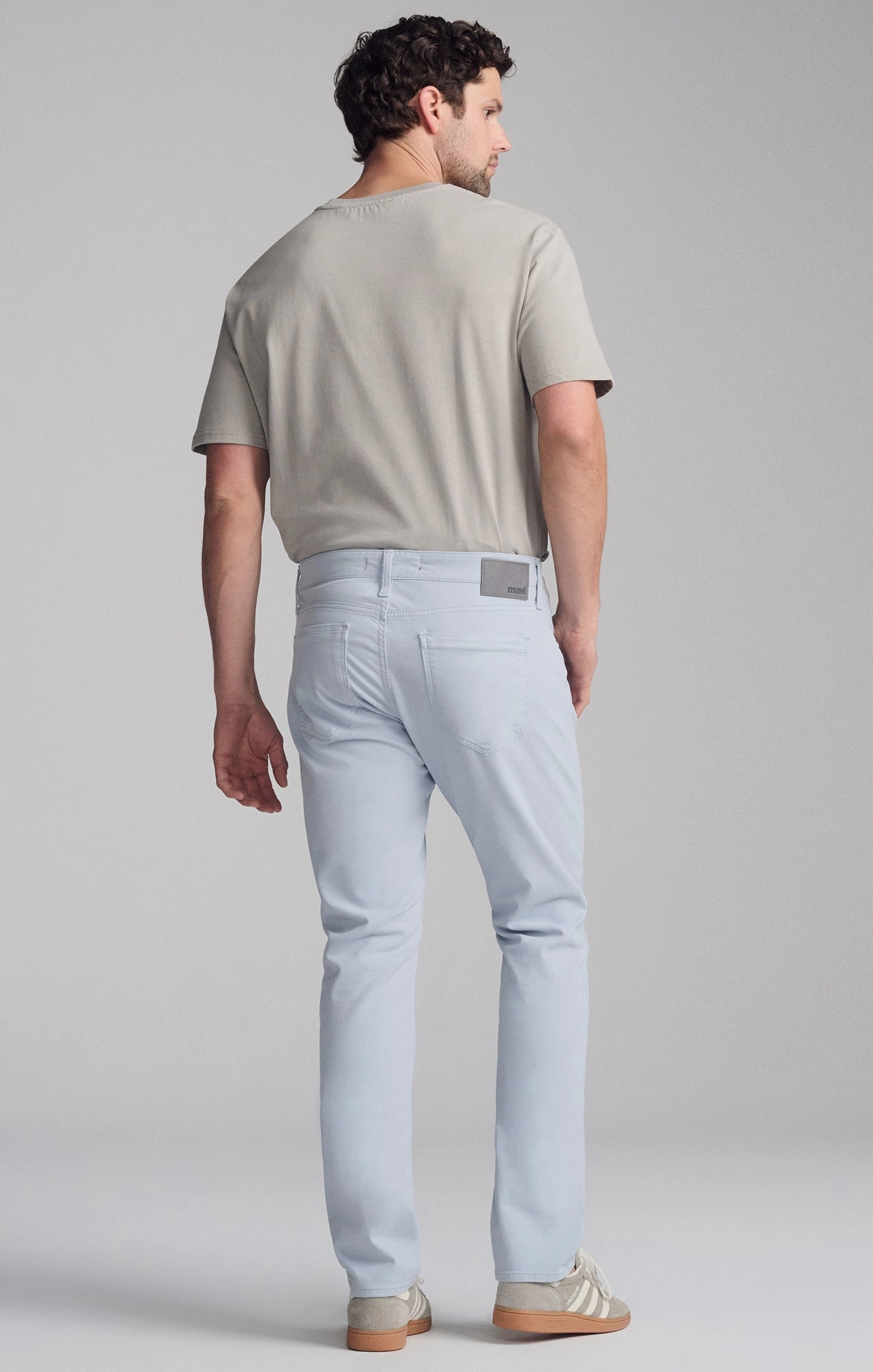 Layered Look WindResistantMaterial JAKE SLIM LEG IN ICE BLUE ATHLETIC