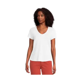 Non Restrictive Cut Toad & Co Women's Marley II Short Sleeve Tee - True White