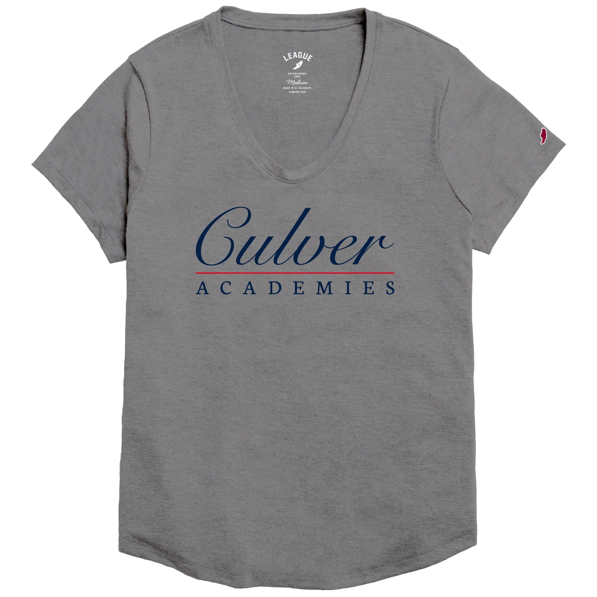 Culver Academies Tri-Flex Voop Tee - Heather Grey Classic Layer Wear