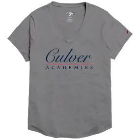 Elegant Light Wear Culver Academies Tri-Flex Voop Tee - Heather Grey
