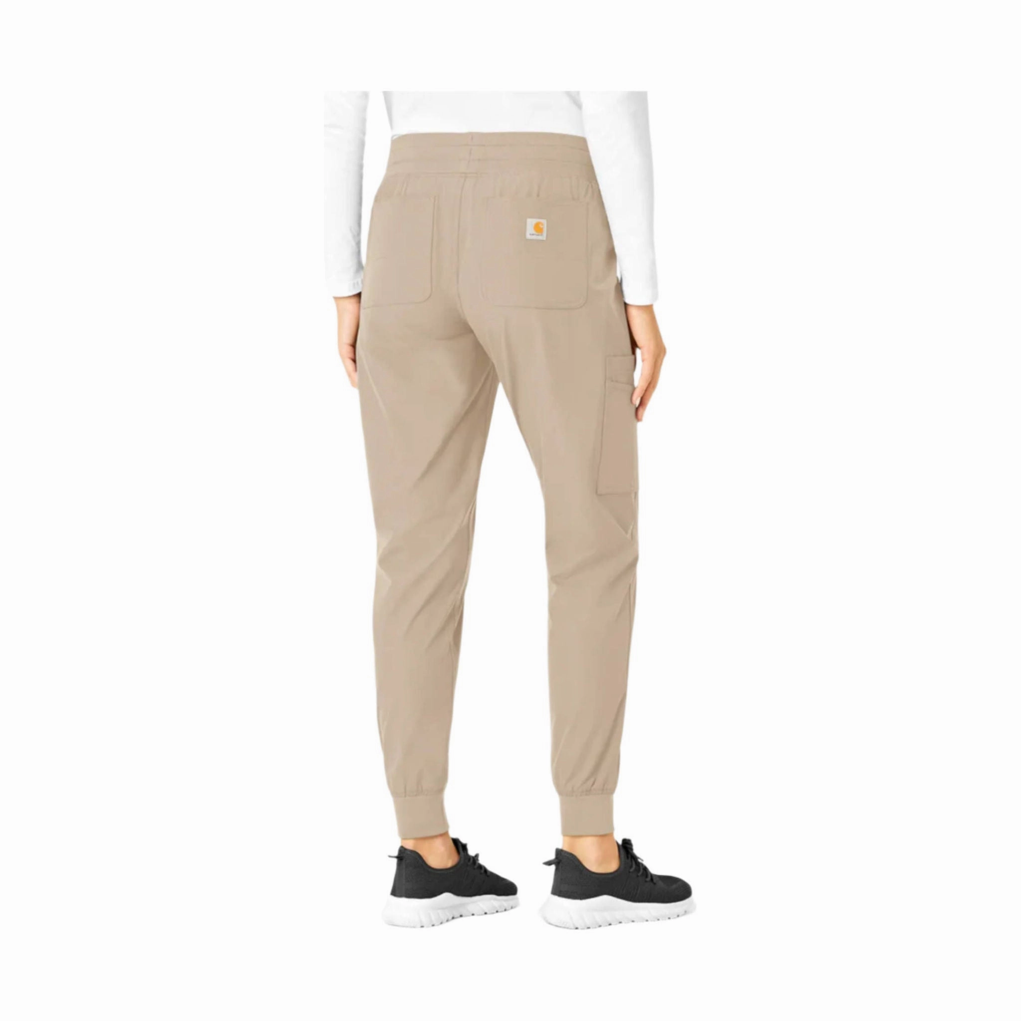 Thermal Insulation Layer Carhartt Women's Force Essentials Jogger Scrub Pant - Khaki