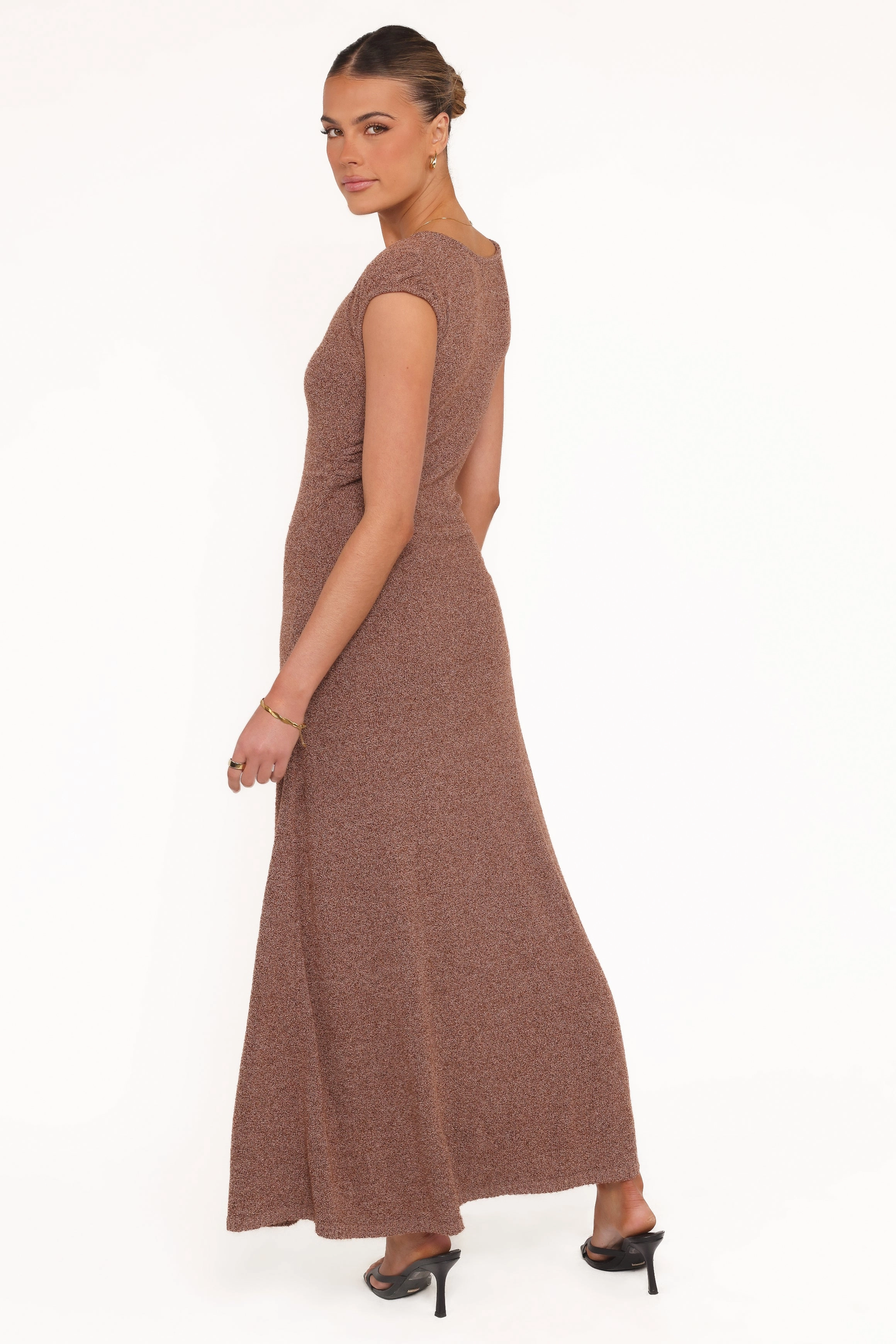 Talisa Midi Dress - Brown Marle Inner Feel Light Weight
