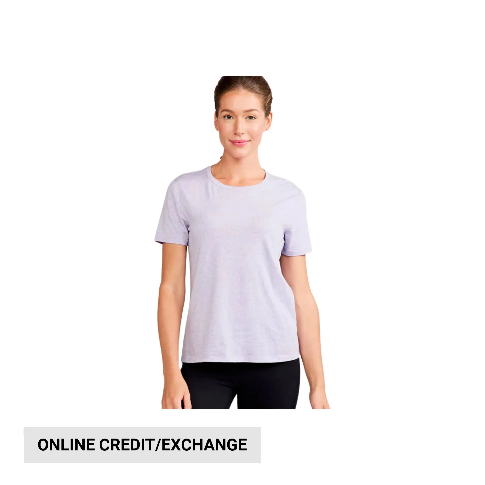 Hypoallergenic Textile Tasc Women's All Day Short Sleeve T Shirt - Lavender Heather