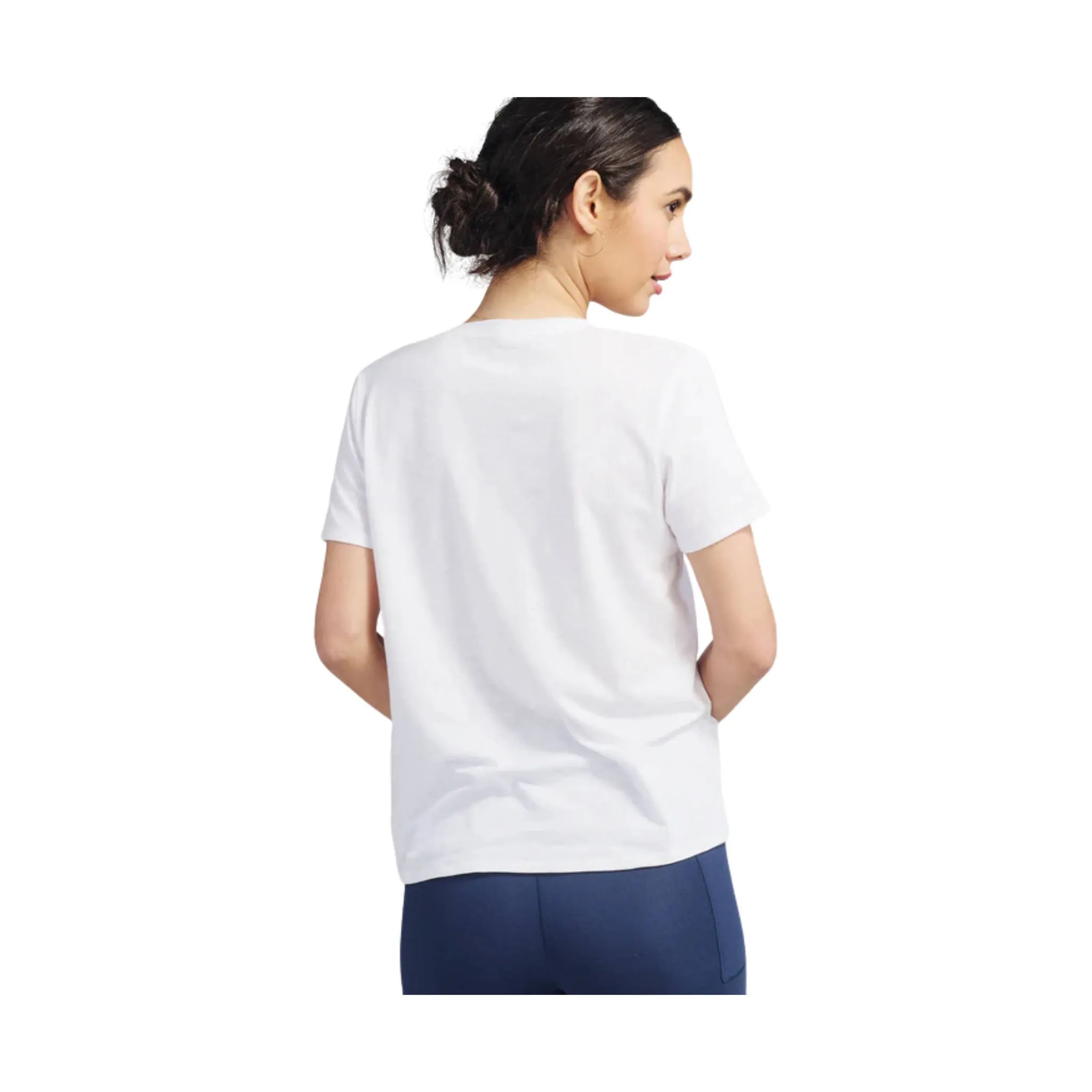 Tasc Women's All Day V-Neck Top - White Thermoregulating Fabric