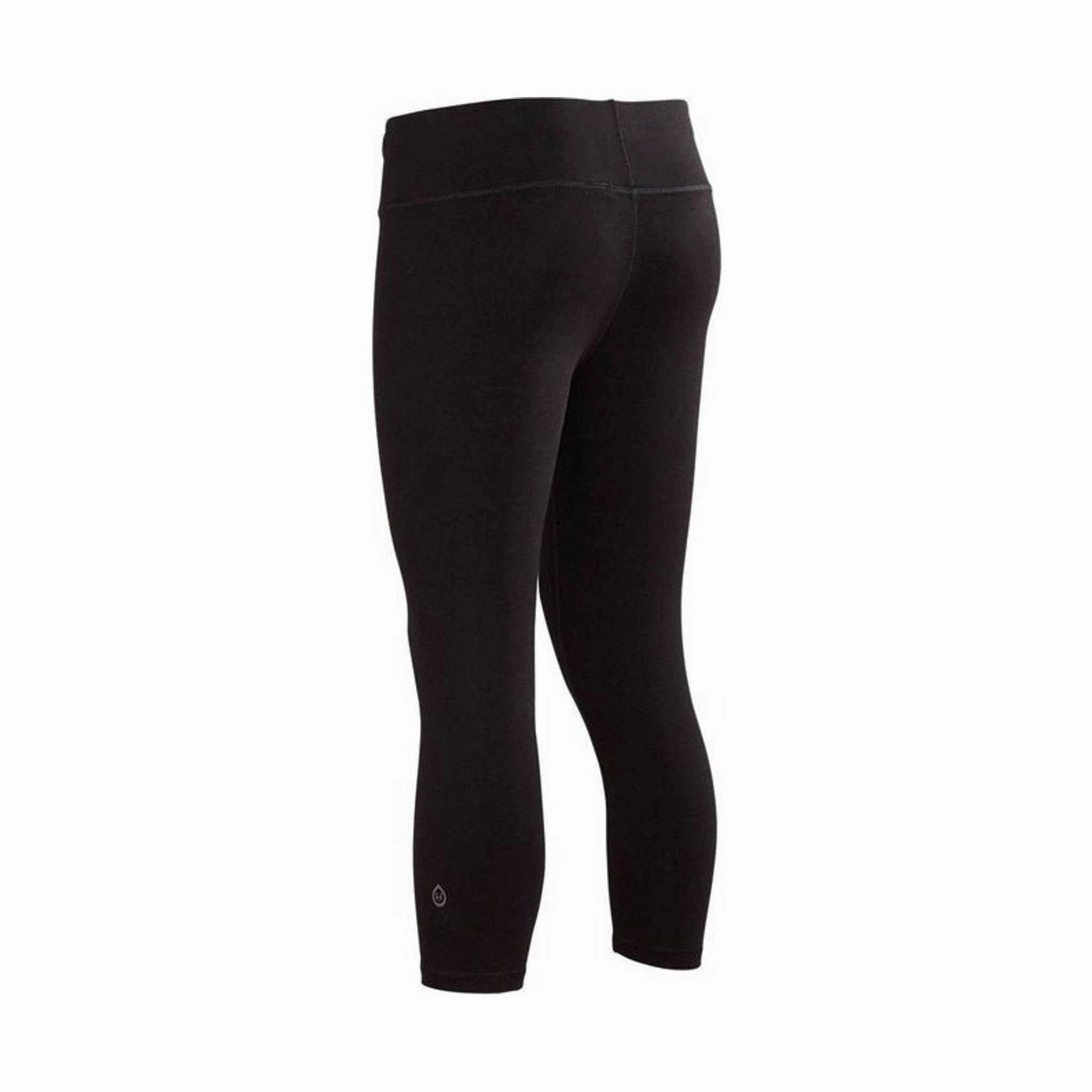 Tasc Performance Women's Nola Crop Leggings - Black AdjustableDrawstring Easy Wear
