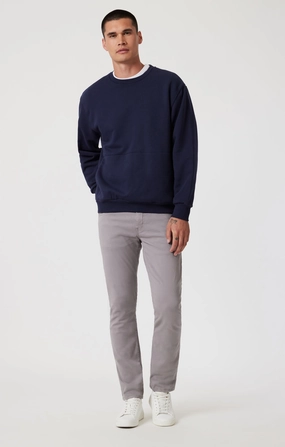 NonChafingLegs Quick Access Zippers JAKE SLIM LEG IN GRAPHITE TWILL