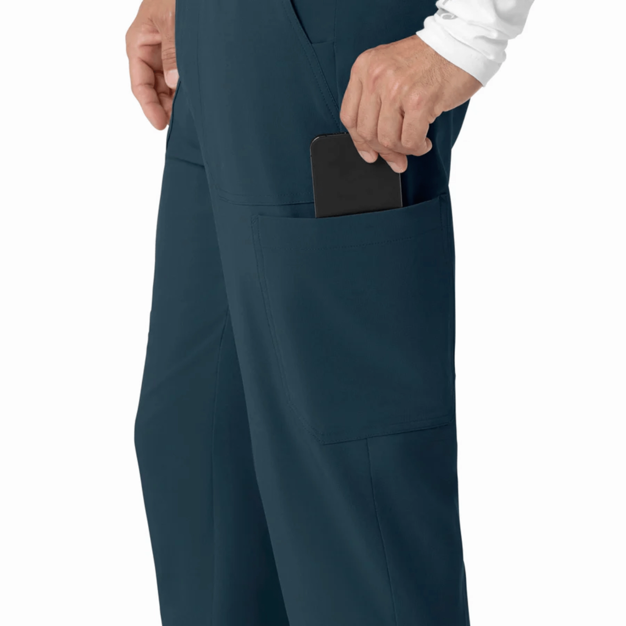 Carhartt Men's Jogger Scrub Pant - Navy Mid-rise fit Thermal regulation