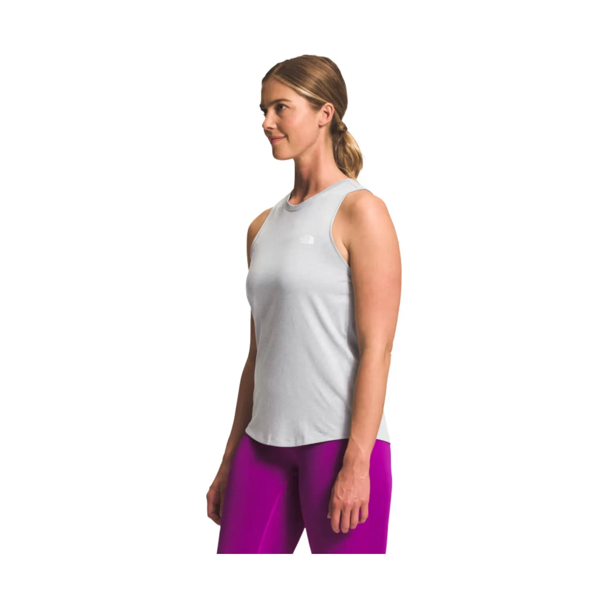 The North Face Women's Elevation Tank - TNF Light Grey FrictionResistantEdges Quick Release Buttons