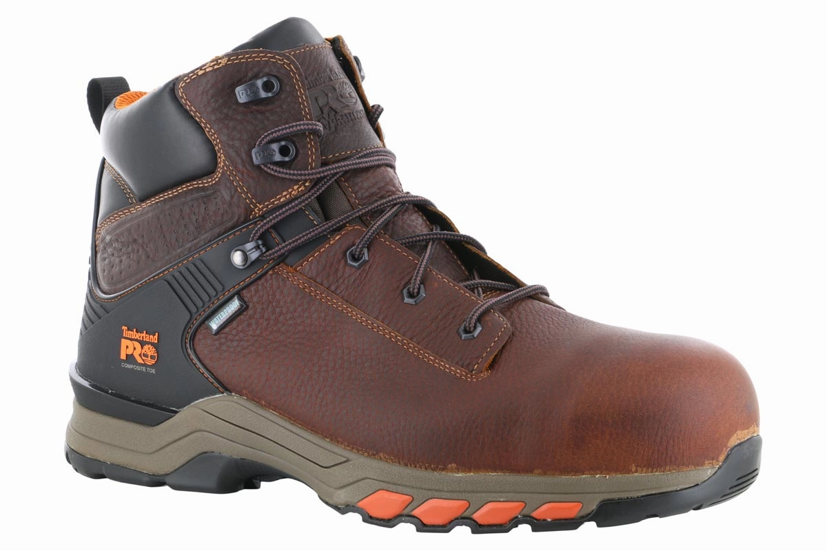 Stable Support Urban Commute Waterproof Weekend Wanderer Timberland PRO Hypercharge 6" Composite Toe WP Boot Brown