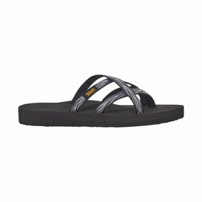 Teva Women's Olowahu Sandal - Mix Black On Black Style Pair