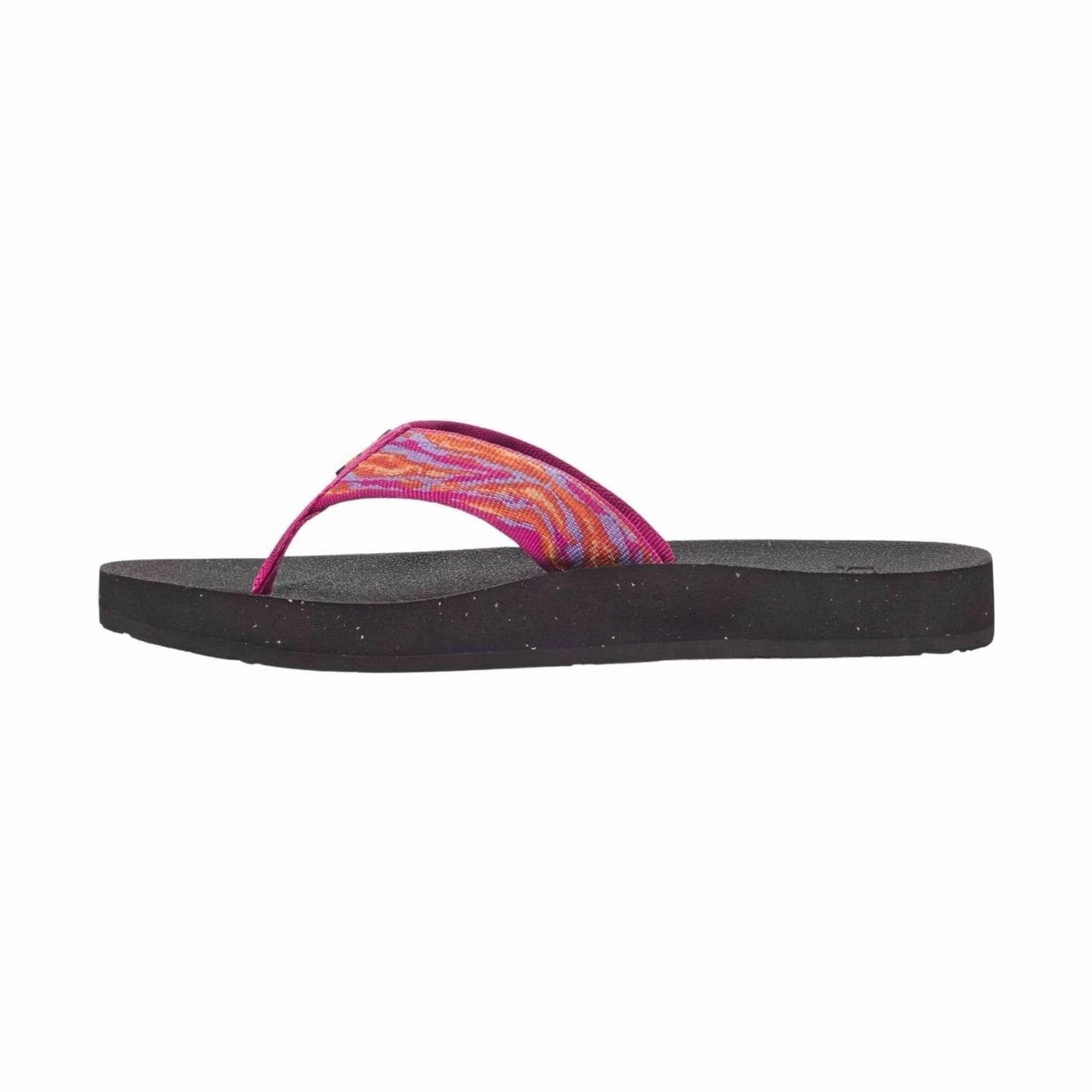 Teva Women's Reflip Flip Flop - Waves Rose Violet Open Toe Design