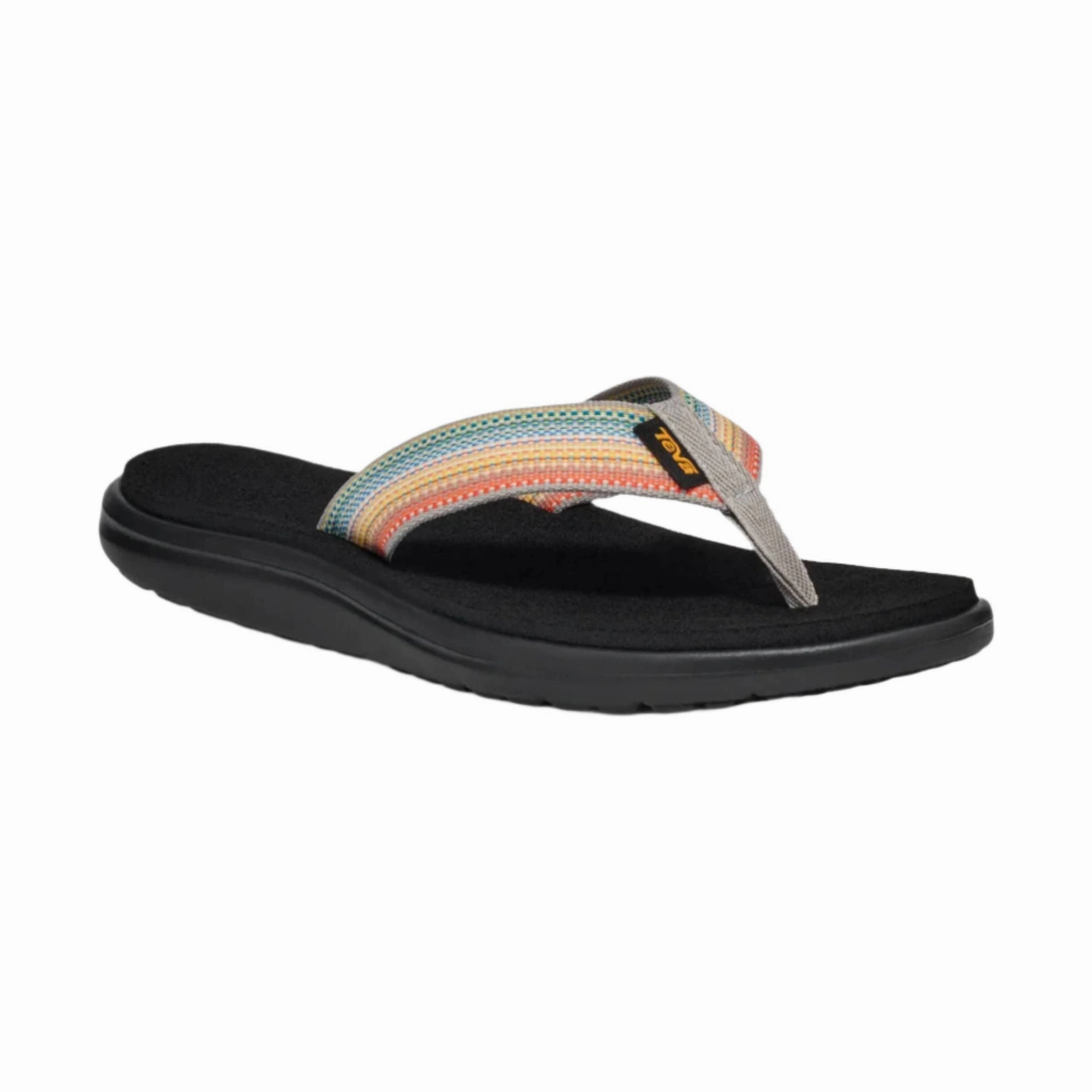 Teva Women's Voya Flip Flop - Antiguous Grey Multi Sandal Straps