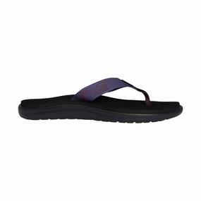 Teva Women's Voya Flip Flop - Sirena Eggplant Purple Thermoplastic Outsole