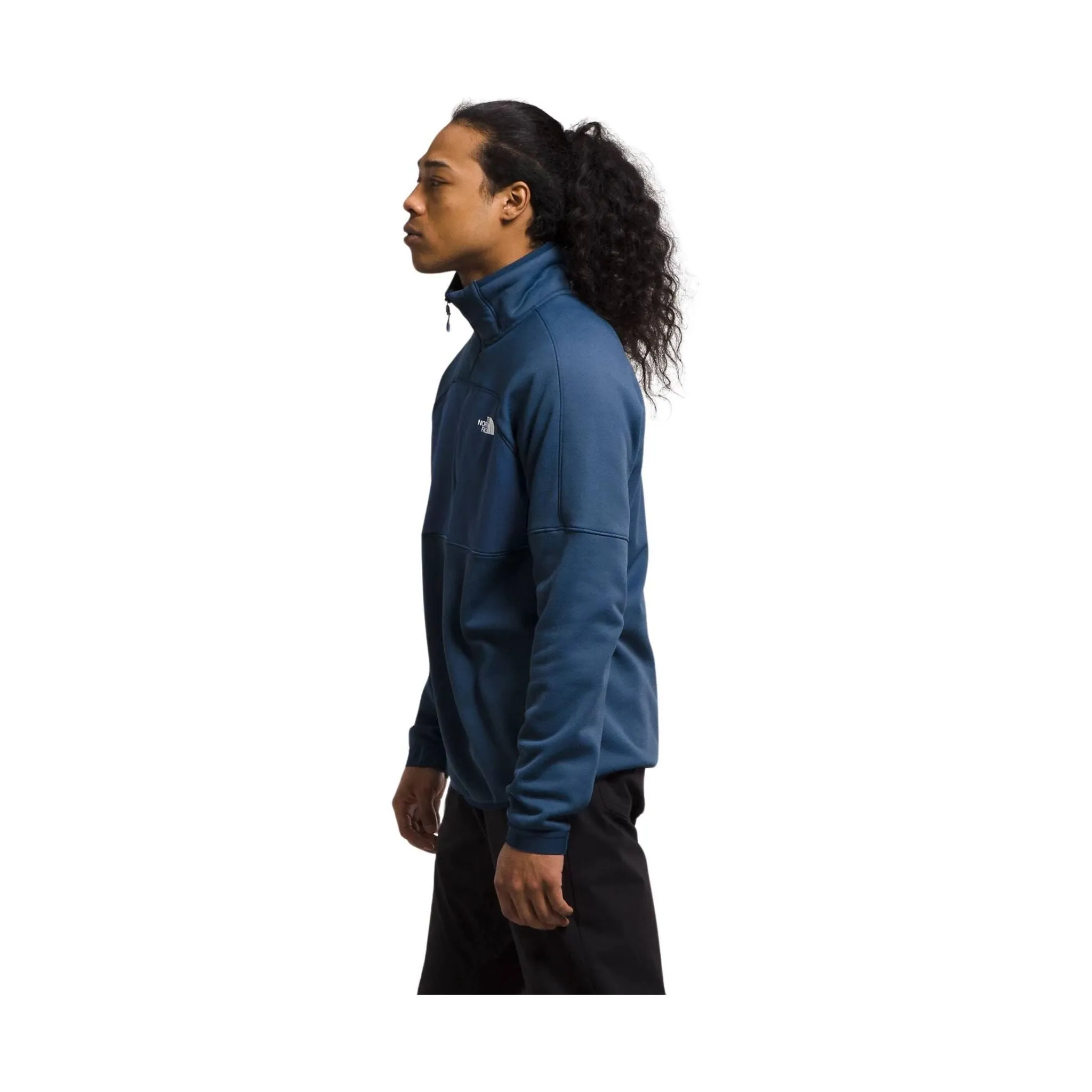 Anti Slip Cuffs The North Face Men's High Altitude Canyonlands Half Zip Jacket - Shady Blue