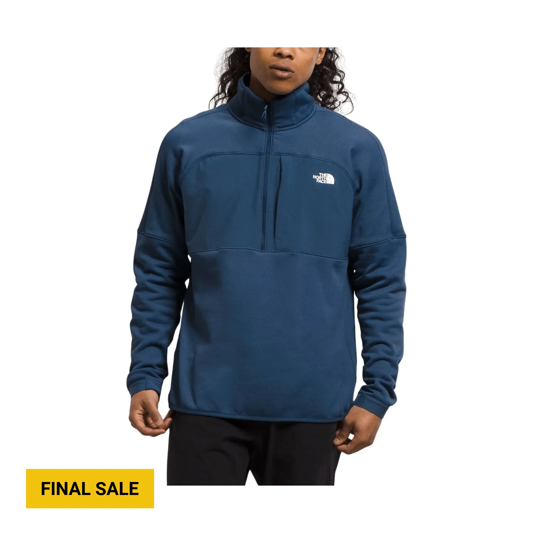 Cold Resist The North Face Men's High Altitude Canyonlands Half Zip Jacket - Shady Blue