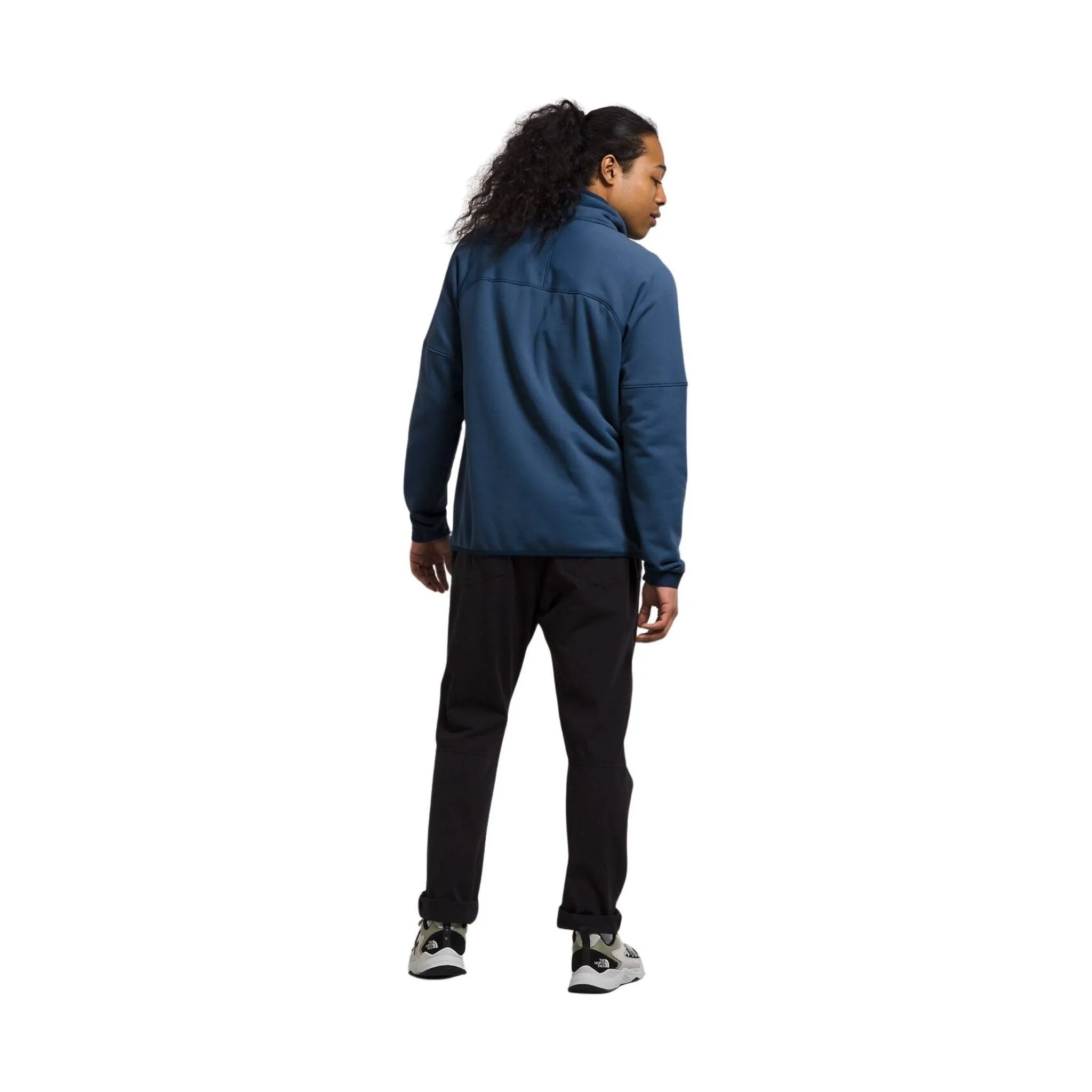 On Duty Layer The North Face Men's High Altitude Canyonlands Half Zip Jacket - Shady Blue