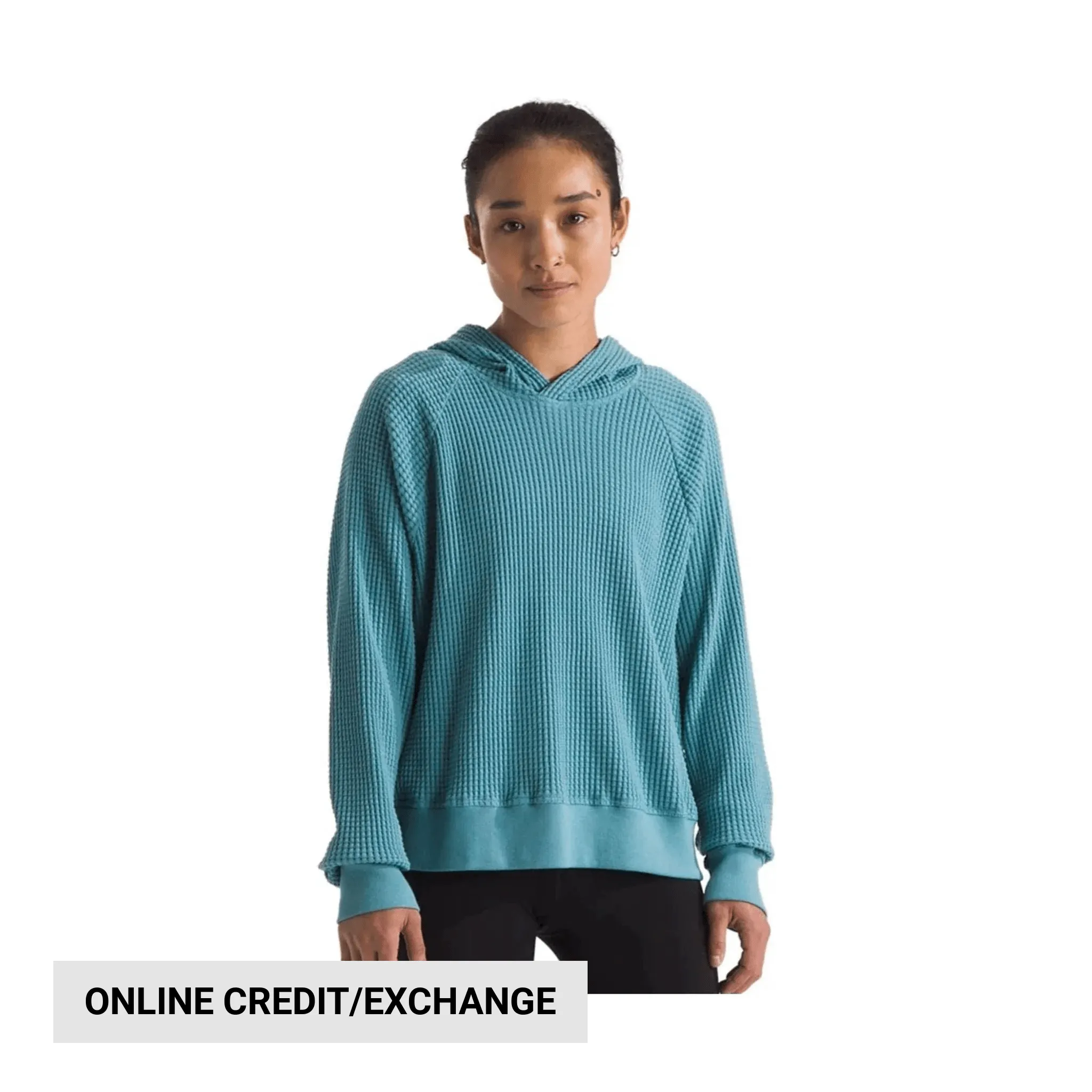 The North Face Women's Chabot Hoodie - Algae Blue Cozy Comfort