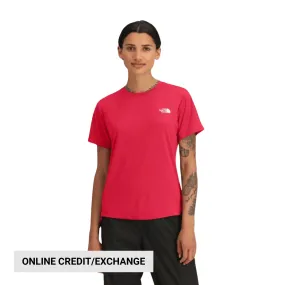 NonChafeCollarTech The North Face Women's Flex FlashDry Tee - Hibiscus