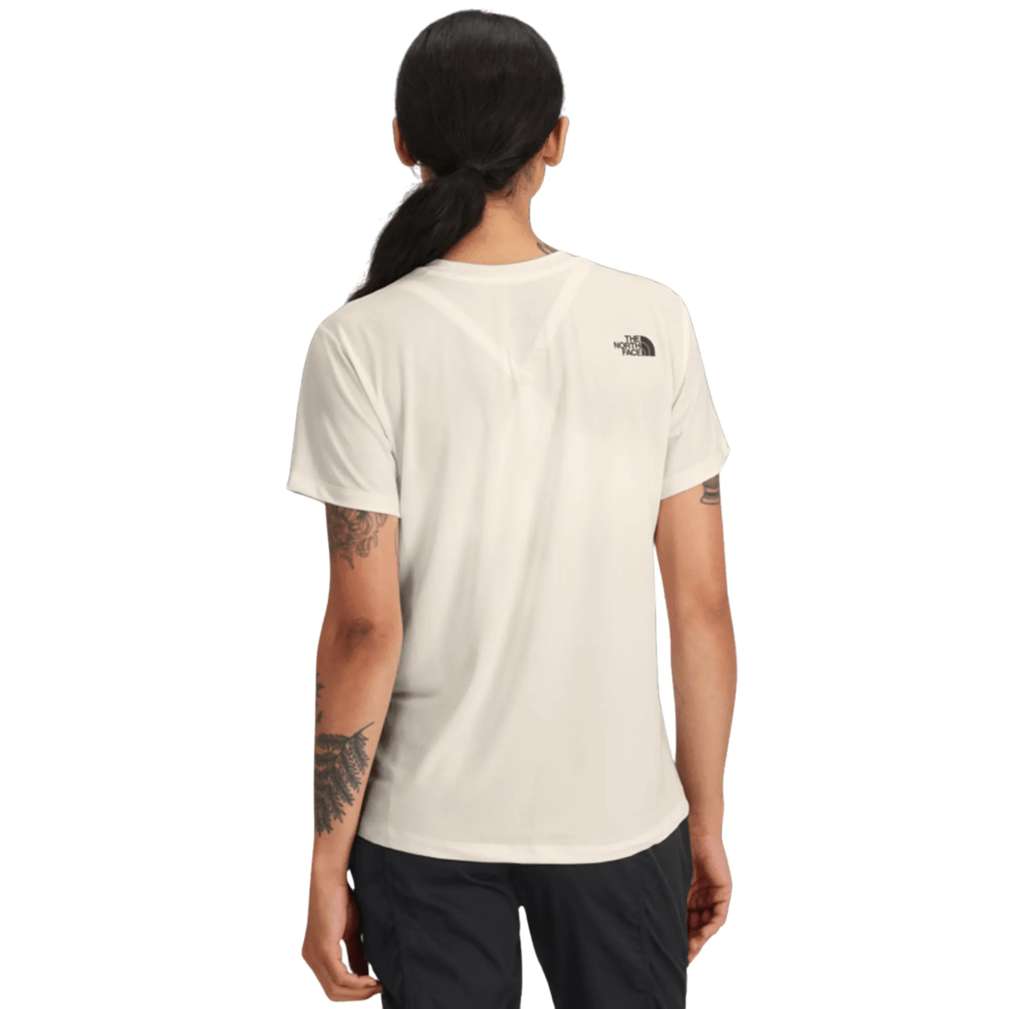 AirflowOptimized Design The North Face Women's Flex FlashDry Tee - White Dune