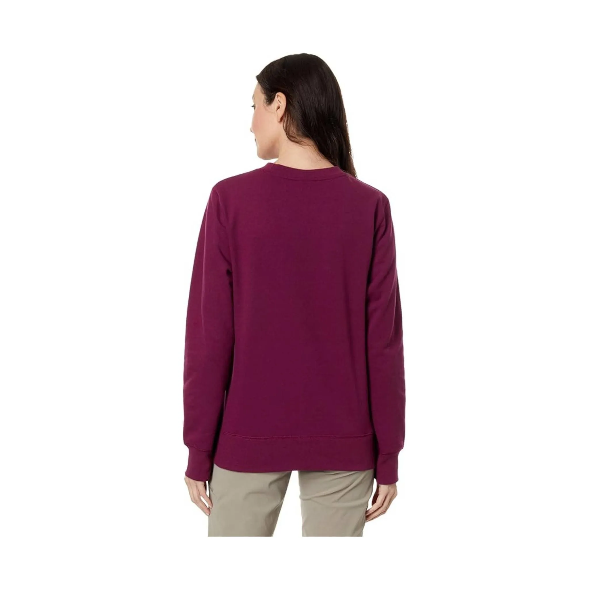 Chilly Weather The North Face Women's Heritage Patch Crew - Boysenberry