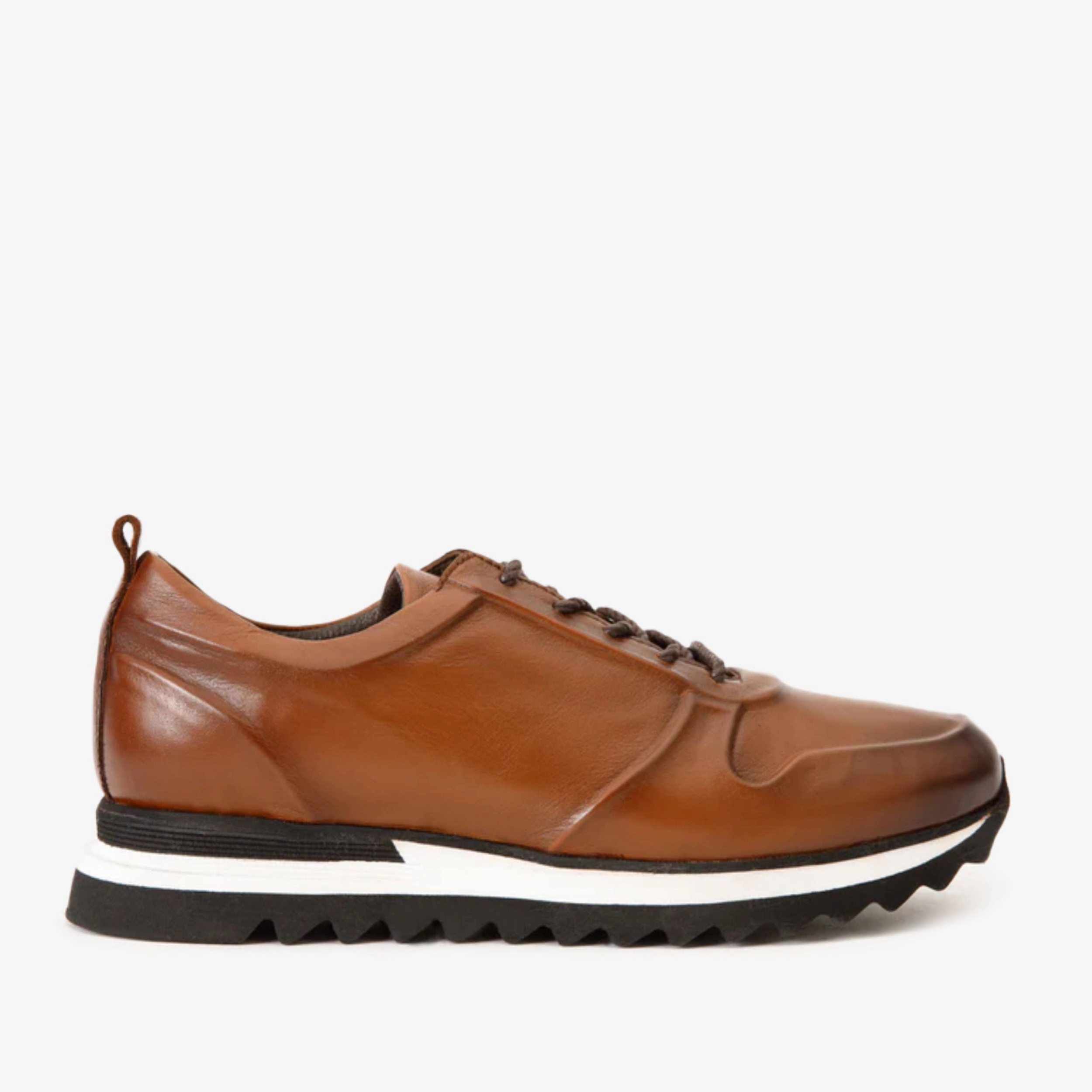 The Barnett Tan Leather Men Sneaker Final Sale! Street Grip