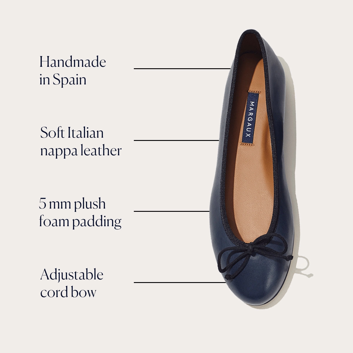 Rain Safe The Demi - Black and Navy Nappa