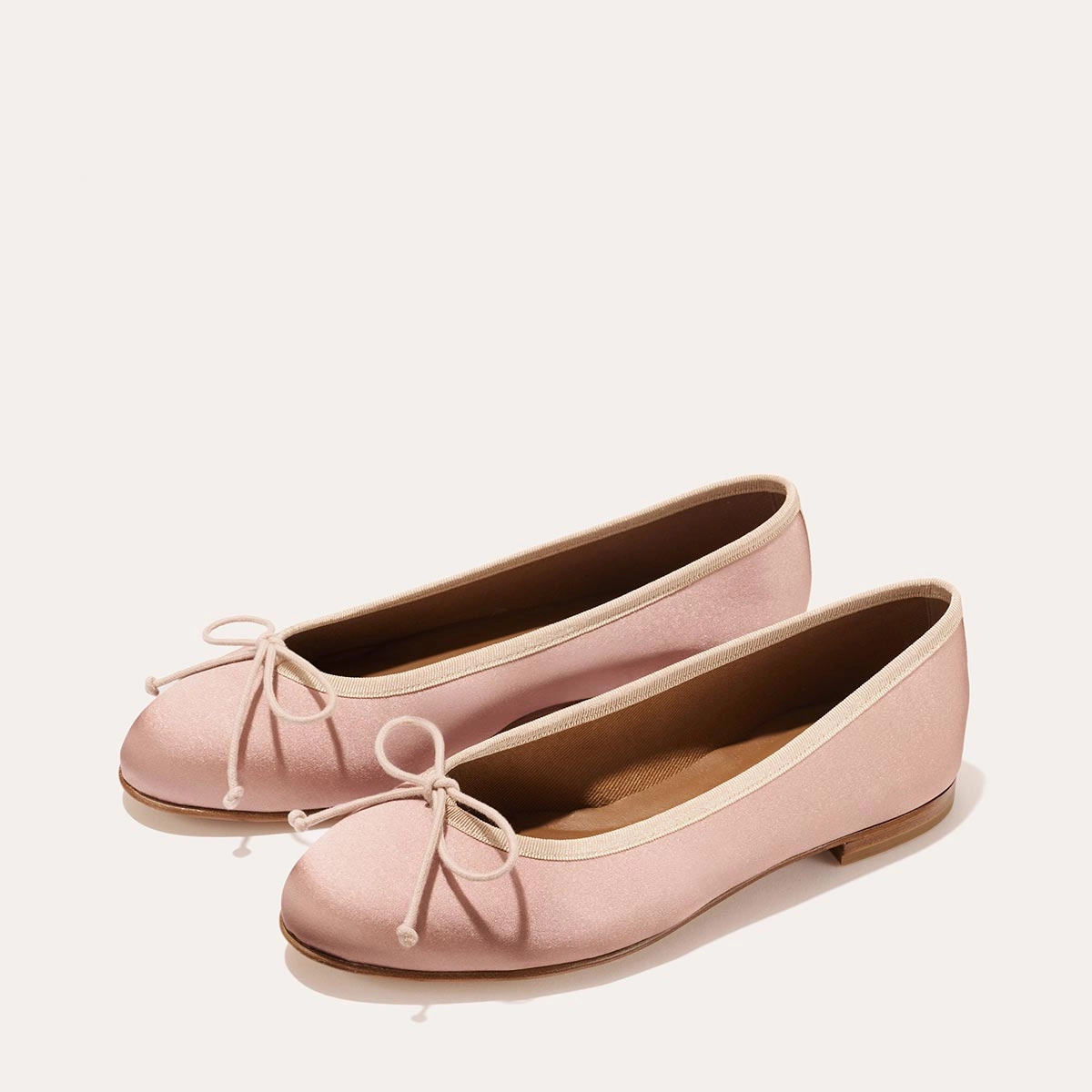 The Demi - Dusty Pink Satin Bazaar Day Minimalist