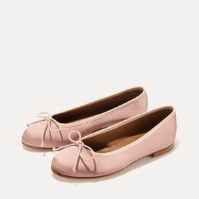 The Demi - Dusty Pink Satin Bazaar Day Minimalist