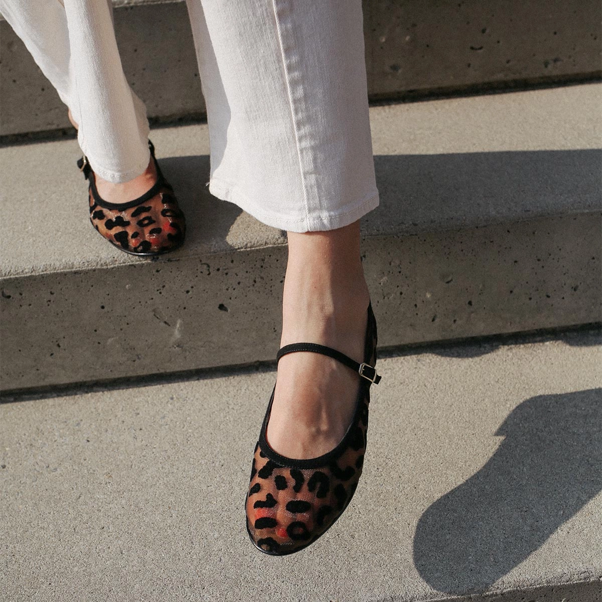 The Demi Jane - Leopard Mesh River Step