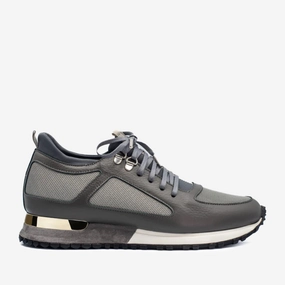 The Dos Rios Grey Leather Men Sneaker Final Sale! Workout Friendly