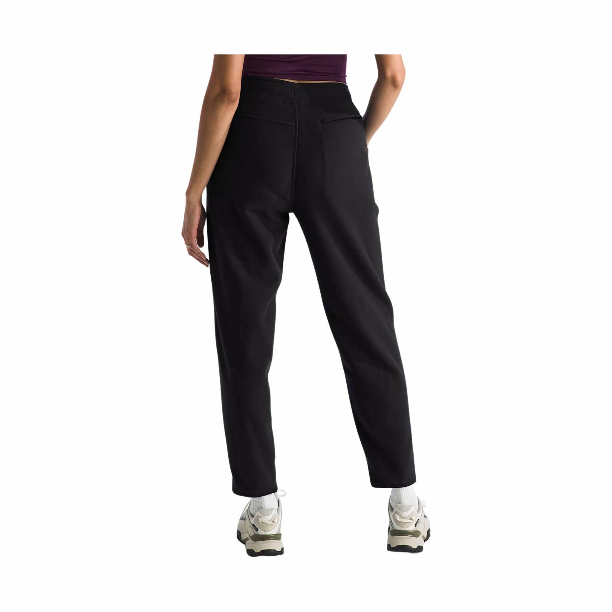 The North Face Women's Glacier Fleece Pants - Black Stretch Panels