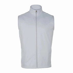 The Pitt Street Vest - Gray Wind Resistant Soft Fleece Interior