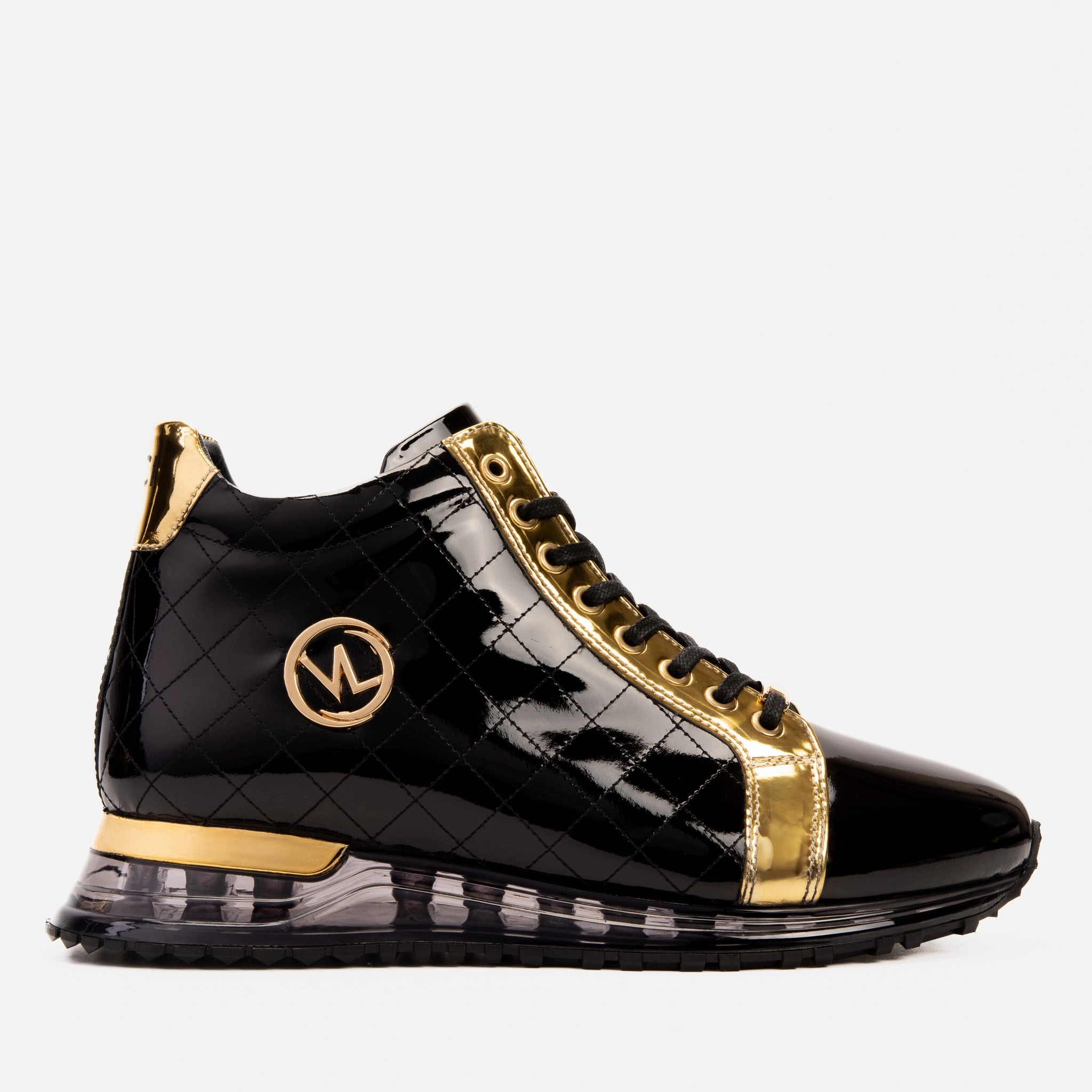 Light Motion The Prestige Black & Gold  Limited Edition  High-Top Men Sneaker