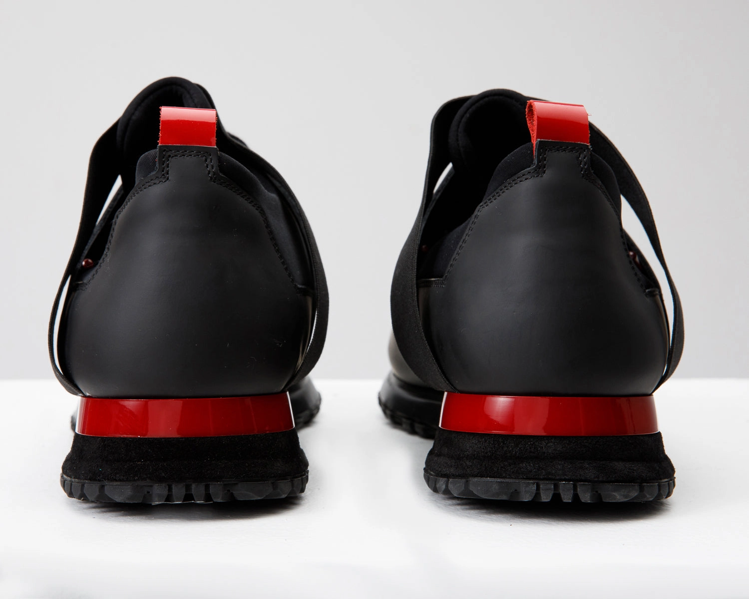 Vulcanized Construction The Reno Black & Red Leather Men  Sneaker Final Sale!