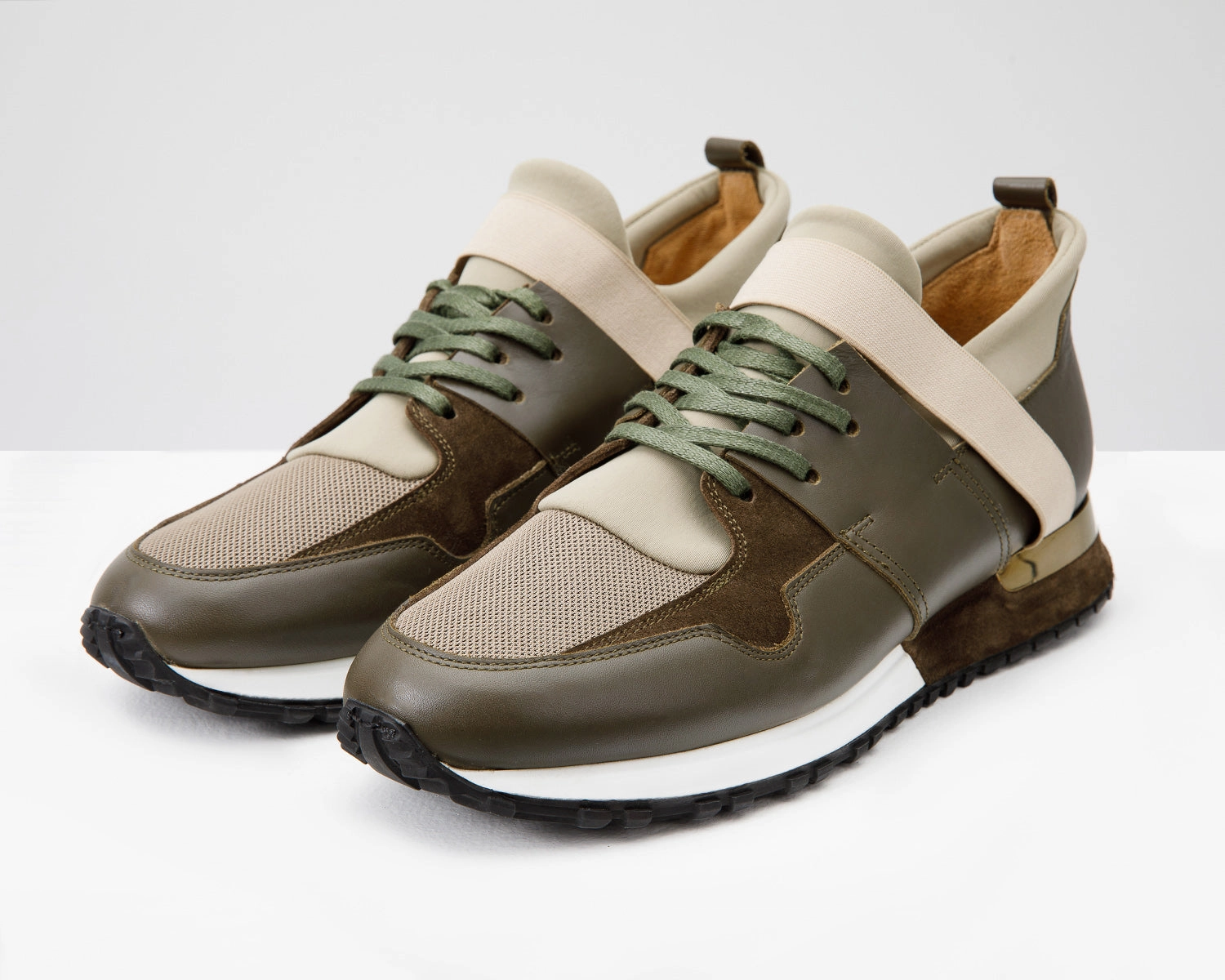 The Reno Green Leather Men Sneaker Final Sale! Comfortable Outsole