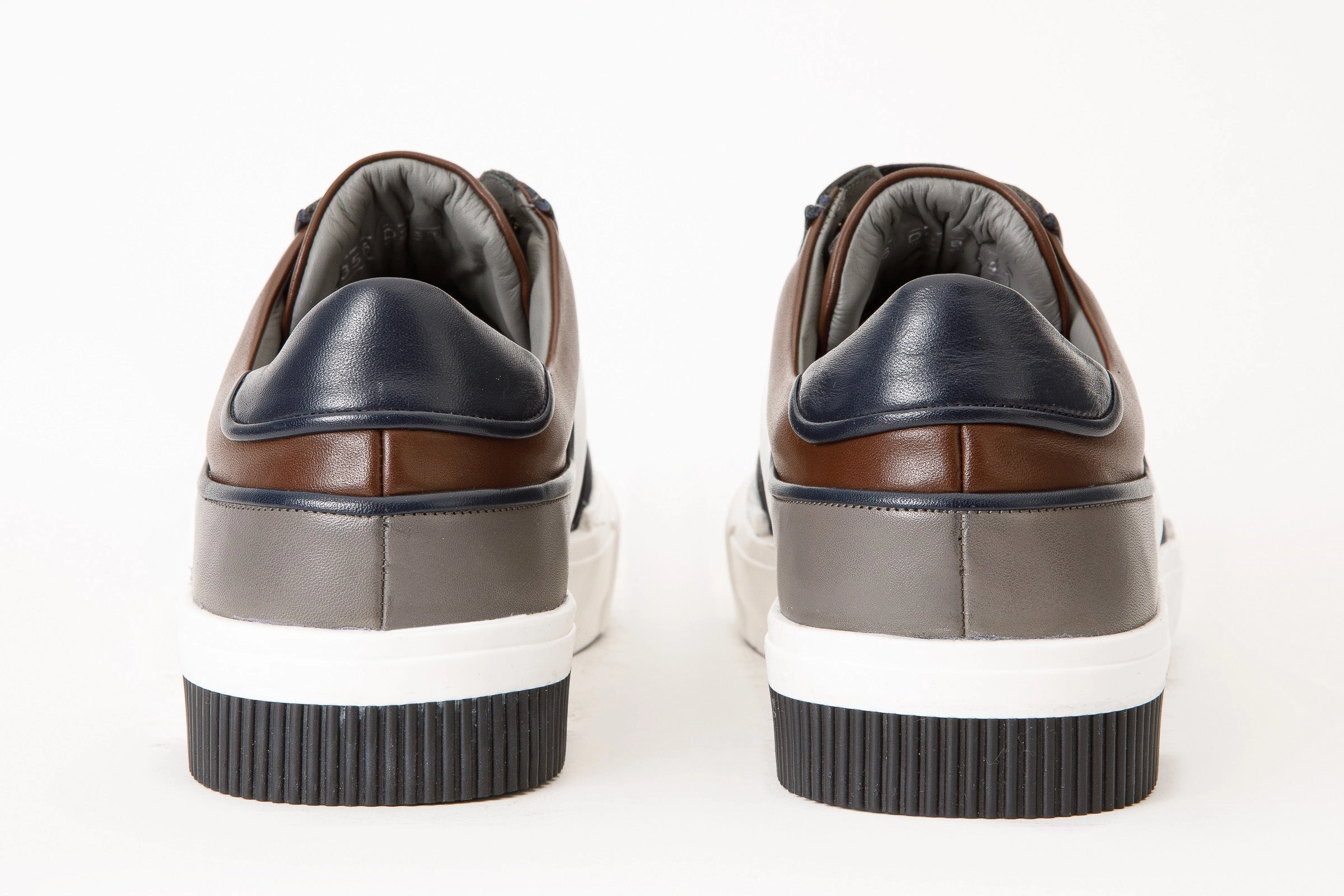 The Rom Multicolor Leather Men Sneaker Ultra Flexible Bold Pattern