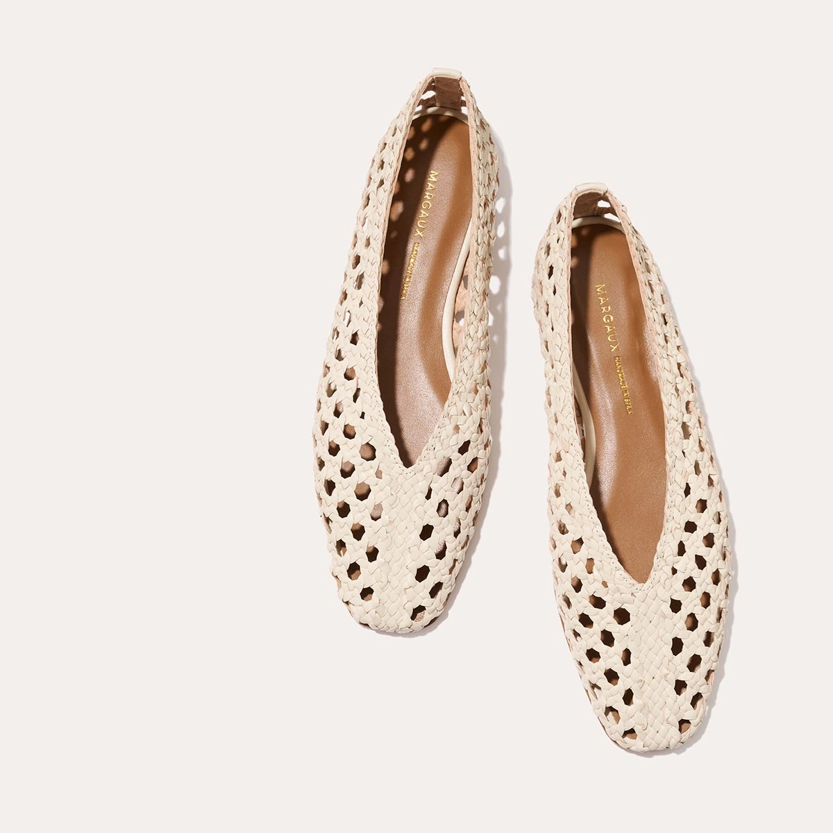 The Woven Paz - Ecru Leather Support Step Moon Camp