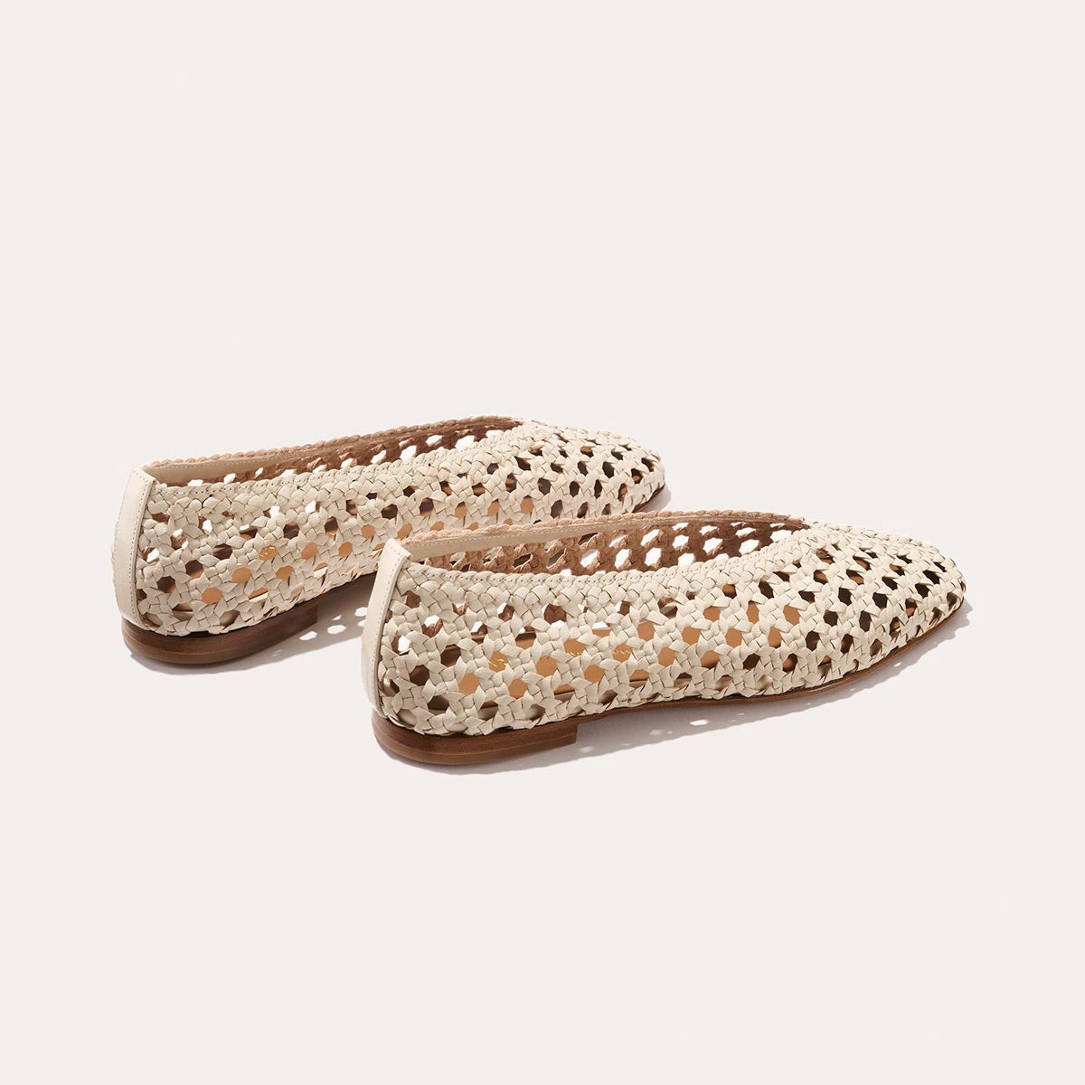 The Woven Paz - Ecru Leather Sale Glow Practical Design