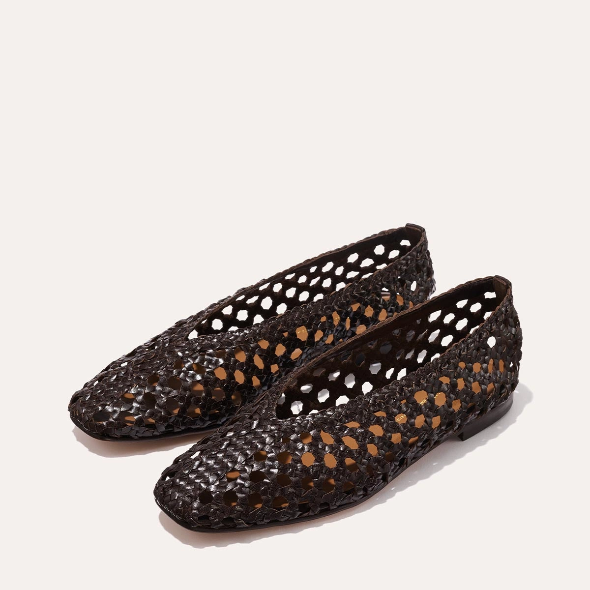 The Woven Paz - Espresso Leather Track Step