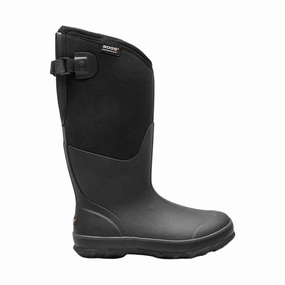 Motor Edge Bogs Women's Classic Tall Adjustable Calf Rain Boot - Black