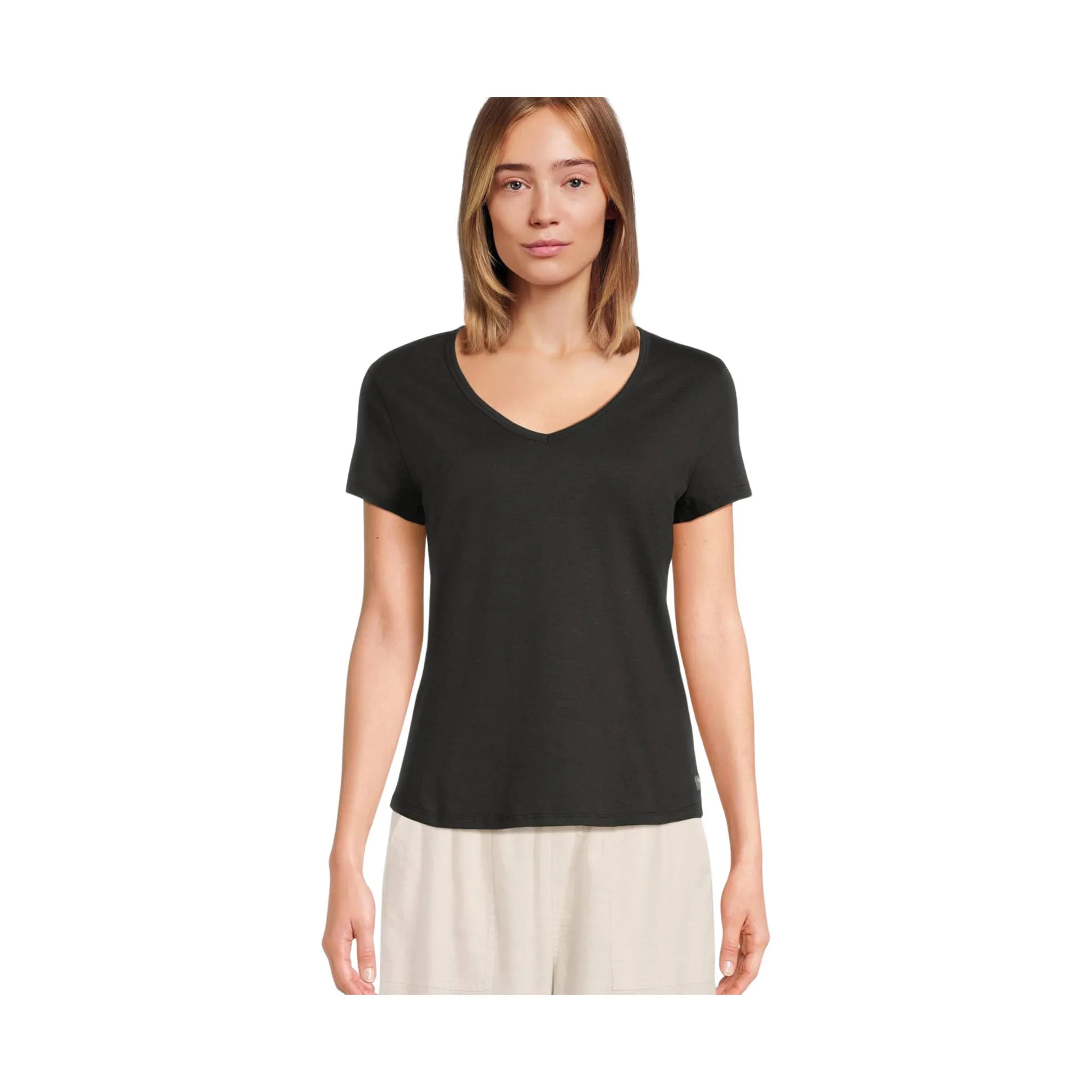 Toad & Co Women's Marley II Short Sleeve Tee - True Black AthleisureCompatible