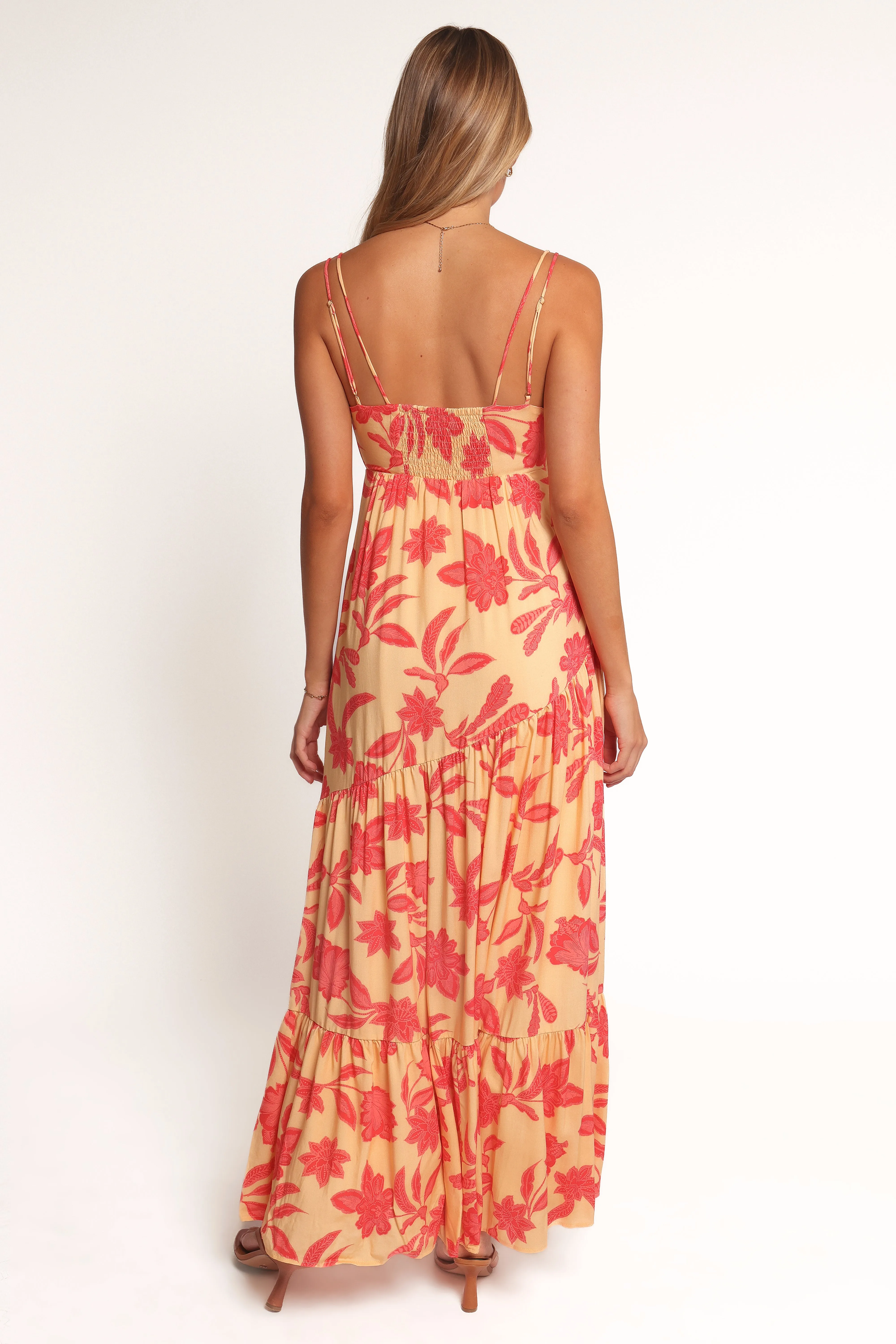 Grace Soft Body Harmony Forbes Maxi Dress - Red Floral