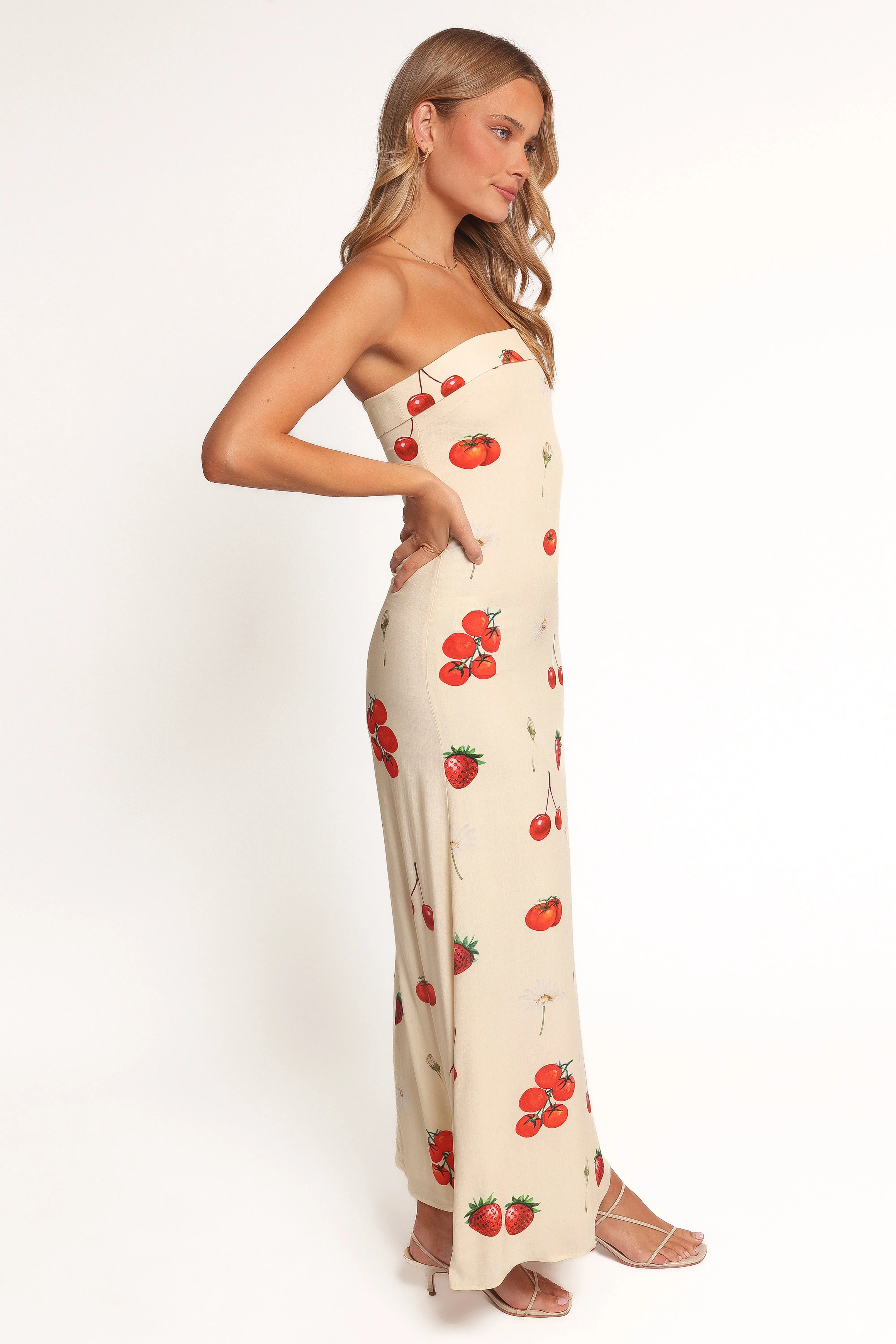 Light Appeal Adela Maxi Dress - Tomato Print