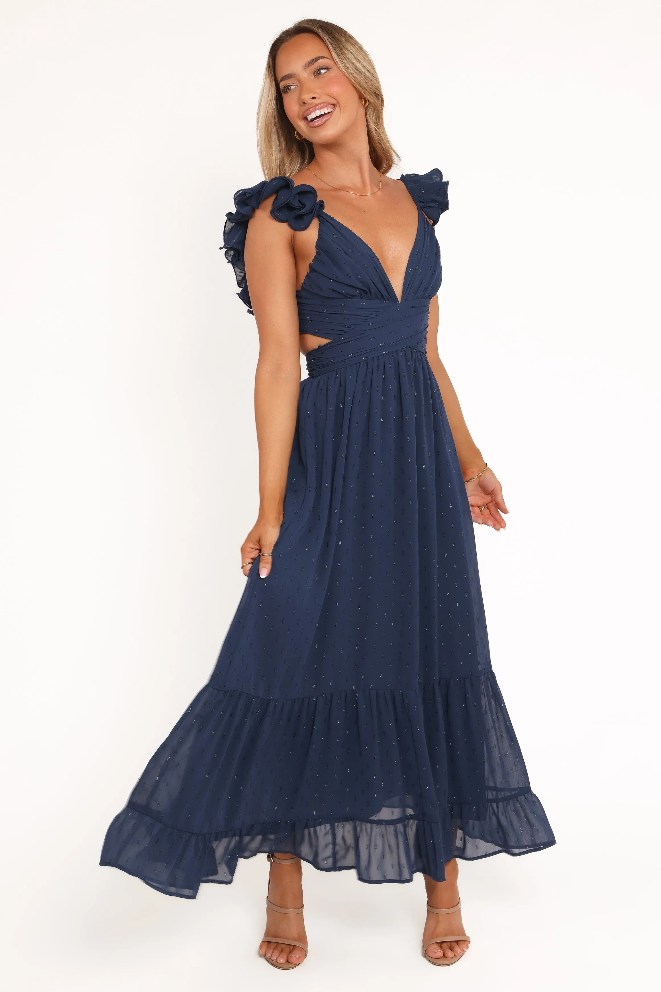 Harmony Maxi Dress - Navy Tailored Layers
