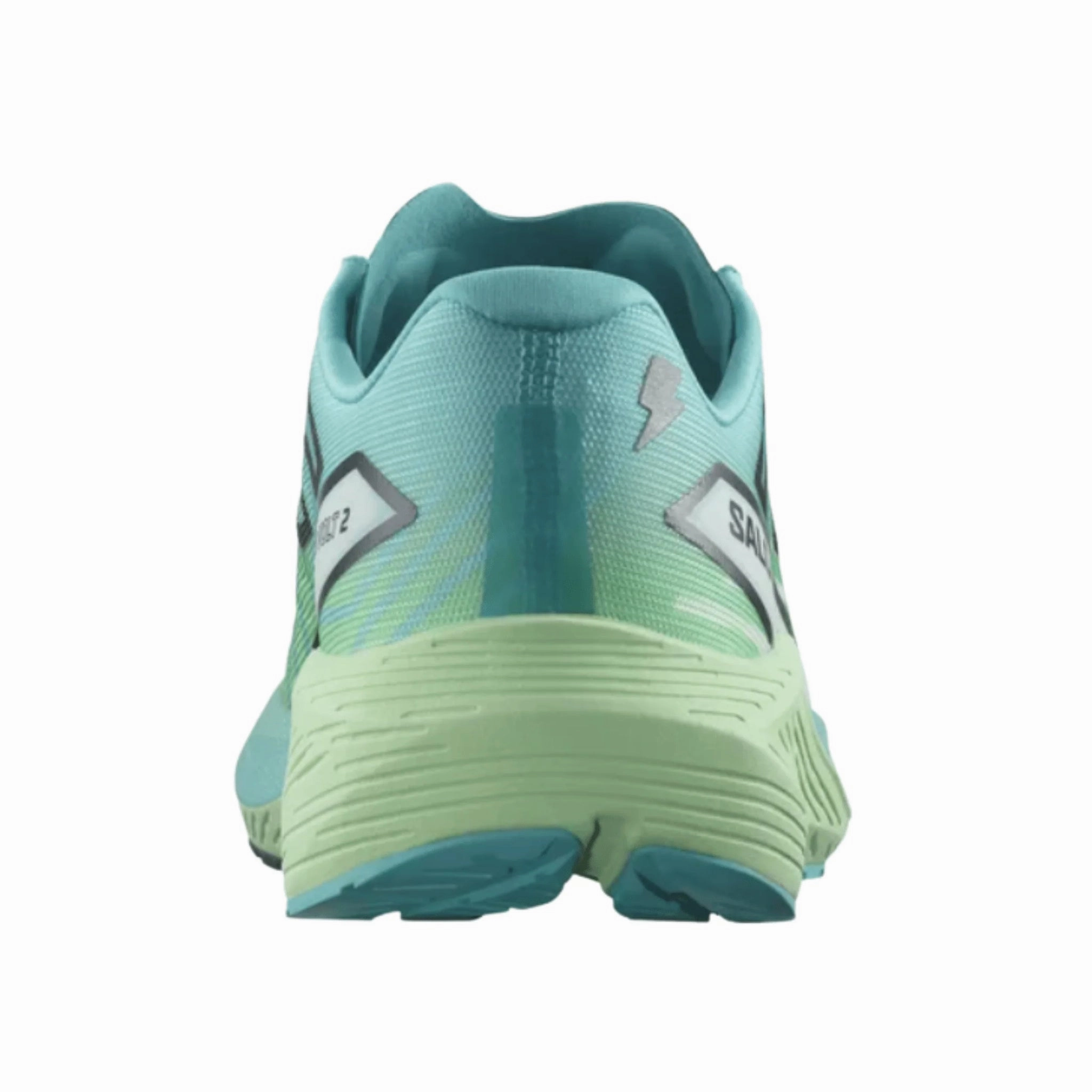 Heel Stability PUMidsole Salomon Men's Aero Volt 2 Road Running Shoes - Peacock Blue/Spring Bouquet/Green Ash