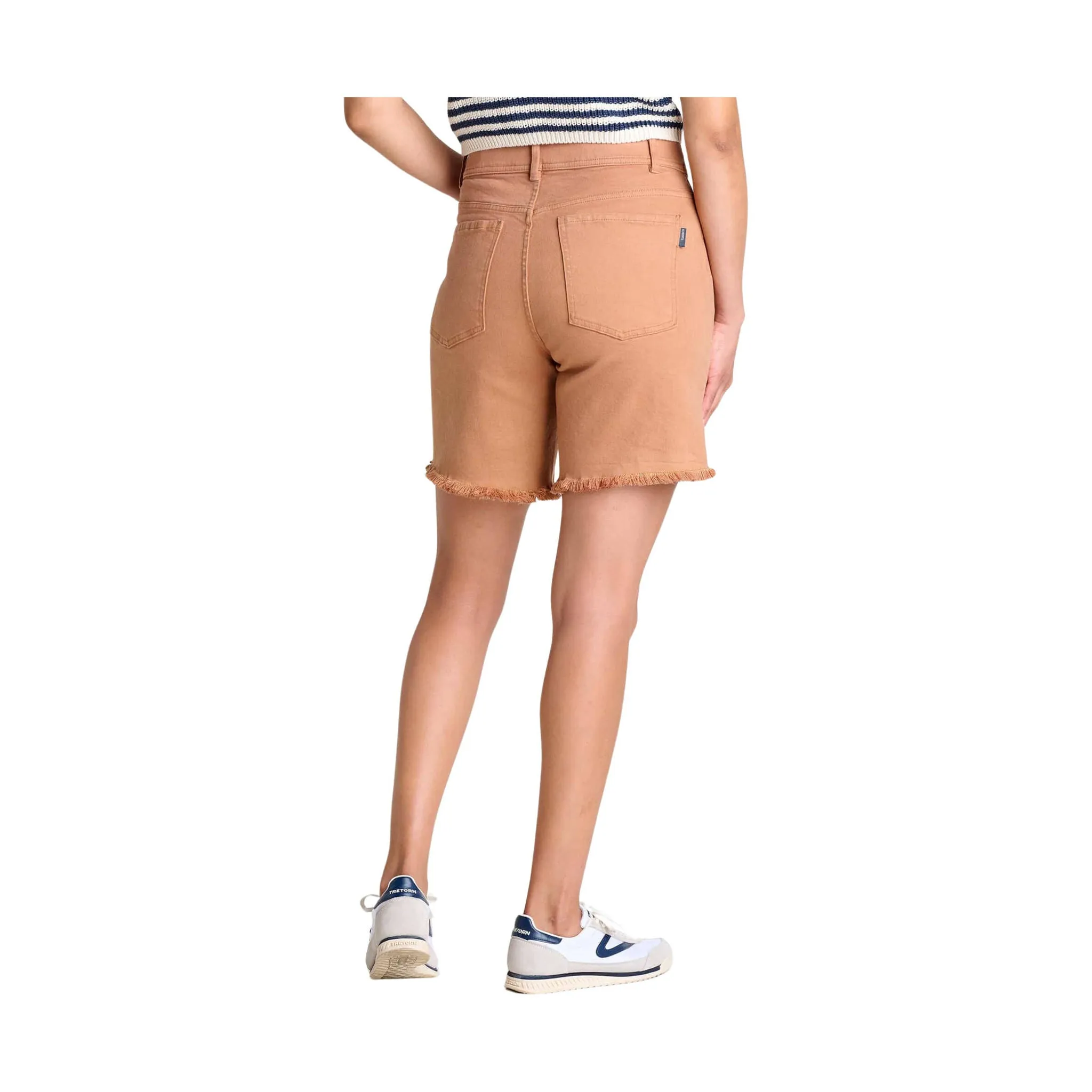 Toad & Co Women's Balsam Seeded Cutoff Short - Hazel color - fast Chill Fit
