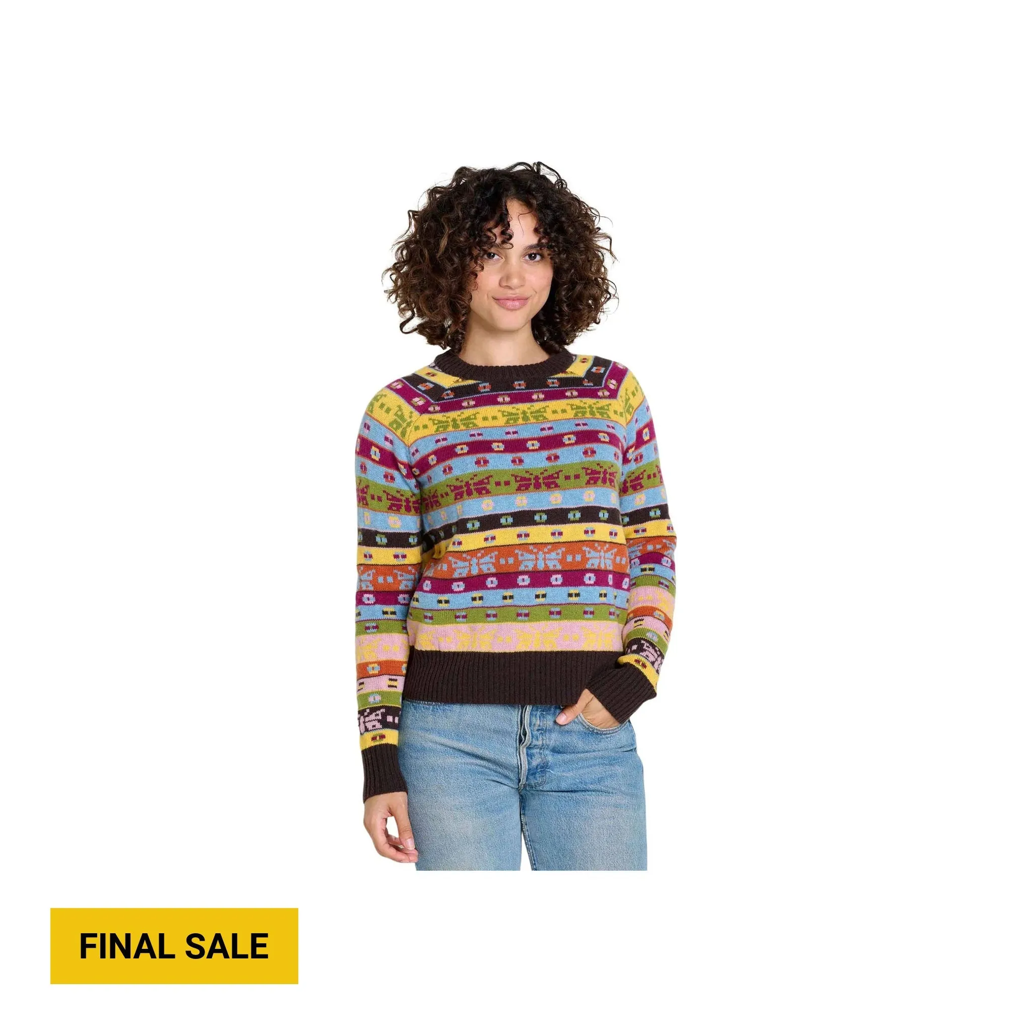 Toad & Co Women's Cazadero Crew Sweater - Boysenberry Plus Fit